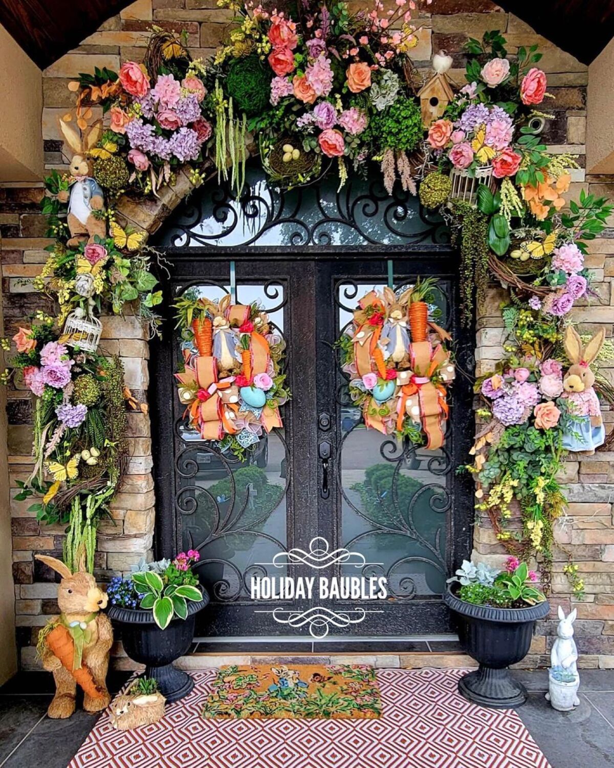 24 spring door wreaths 4