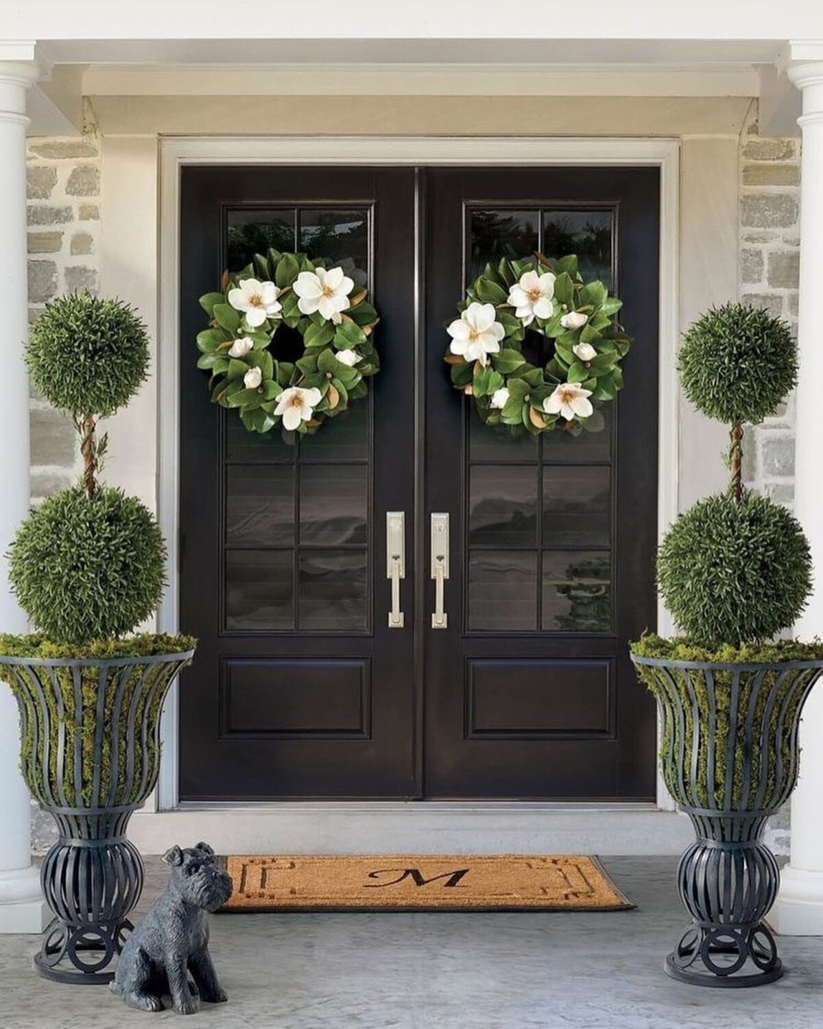 24 spring door wreaths 7