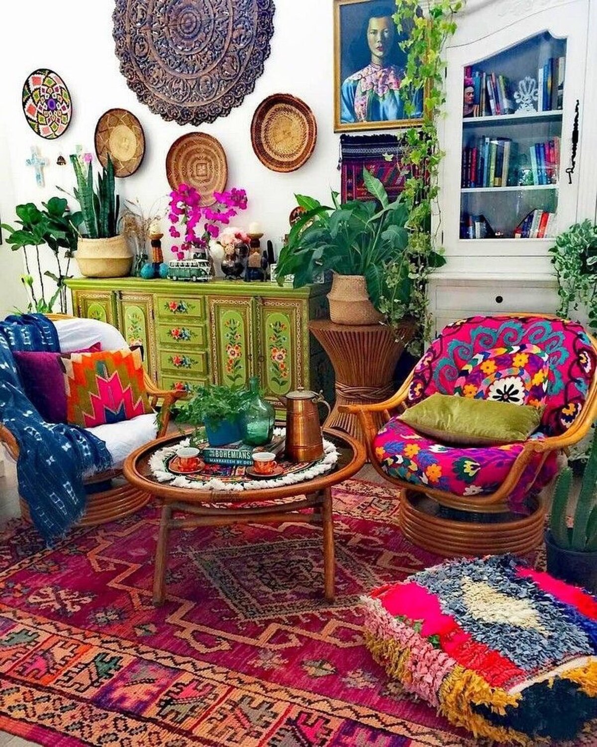 25 bohemian style living room 22