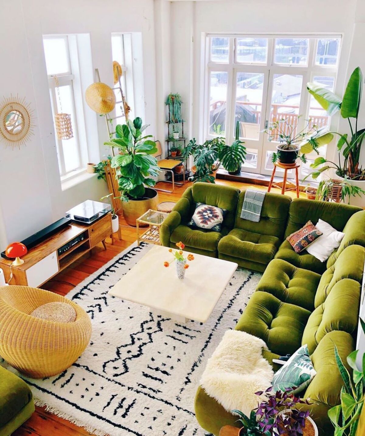 25 bohemian style living room 7