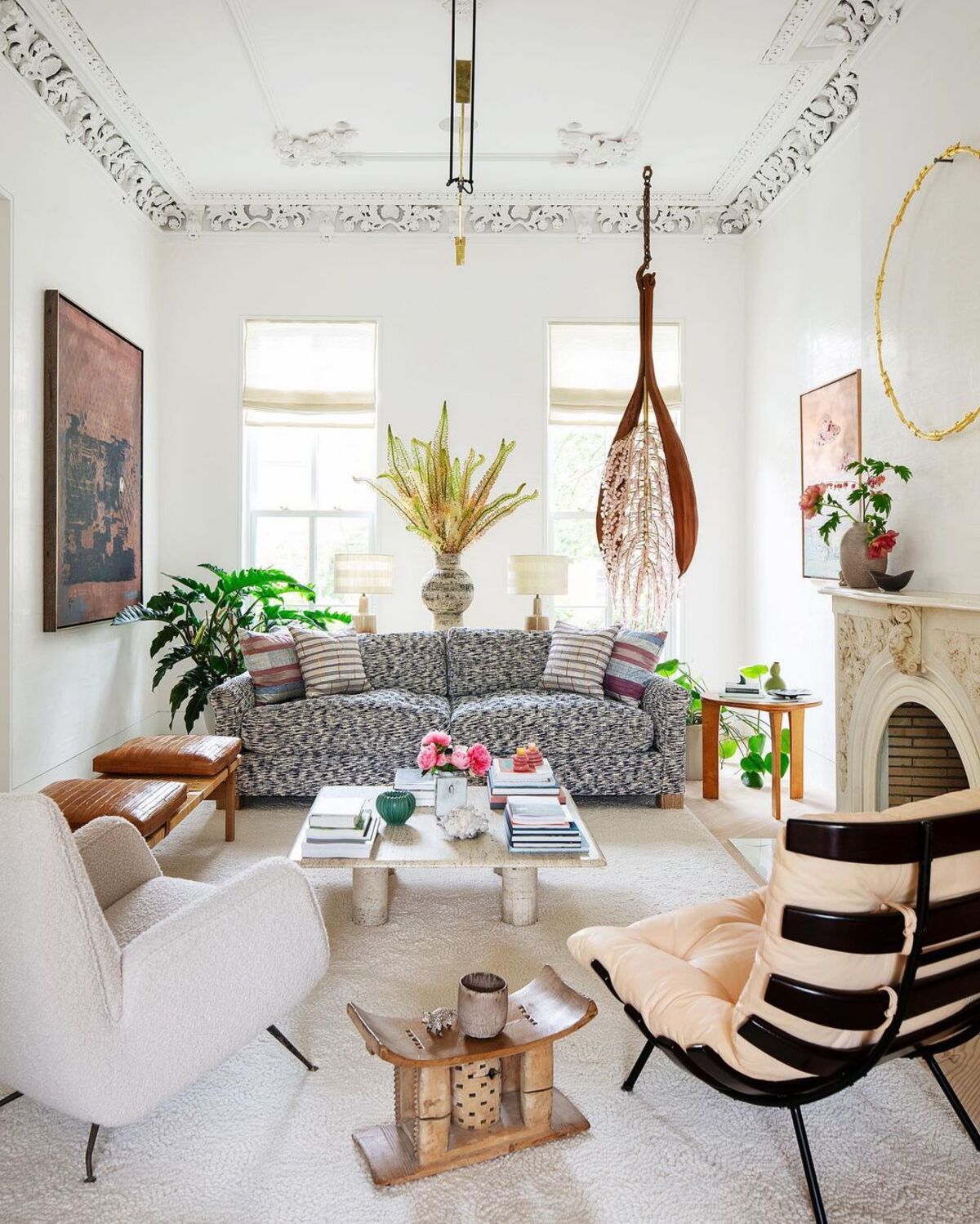 25 bohemian style living room 9