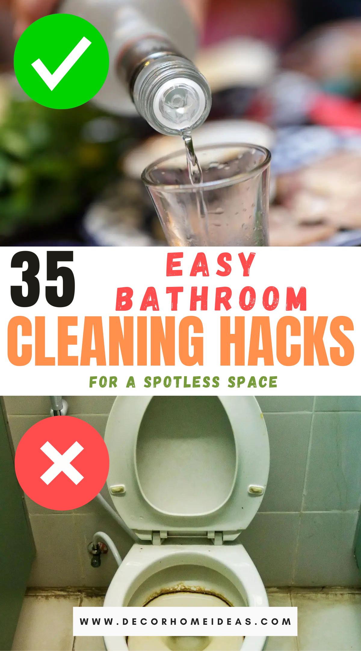 Keep your bathroom spotless effortlessly with these 35 easy cleaning hacks. Discover smart tricks and tips to maintain a pristine and inviting bathroom space.