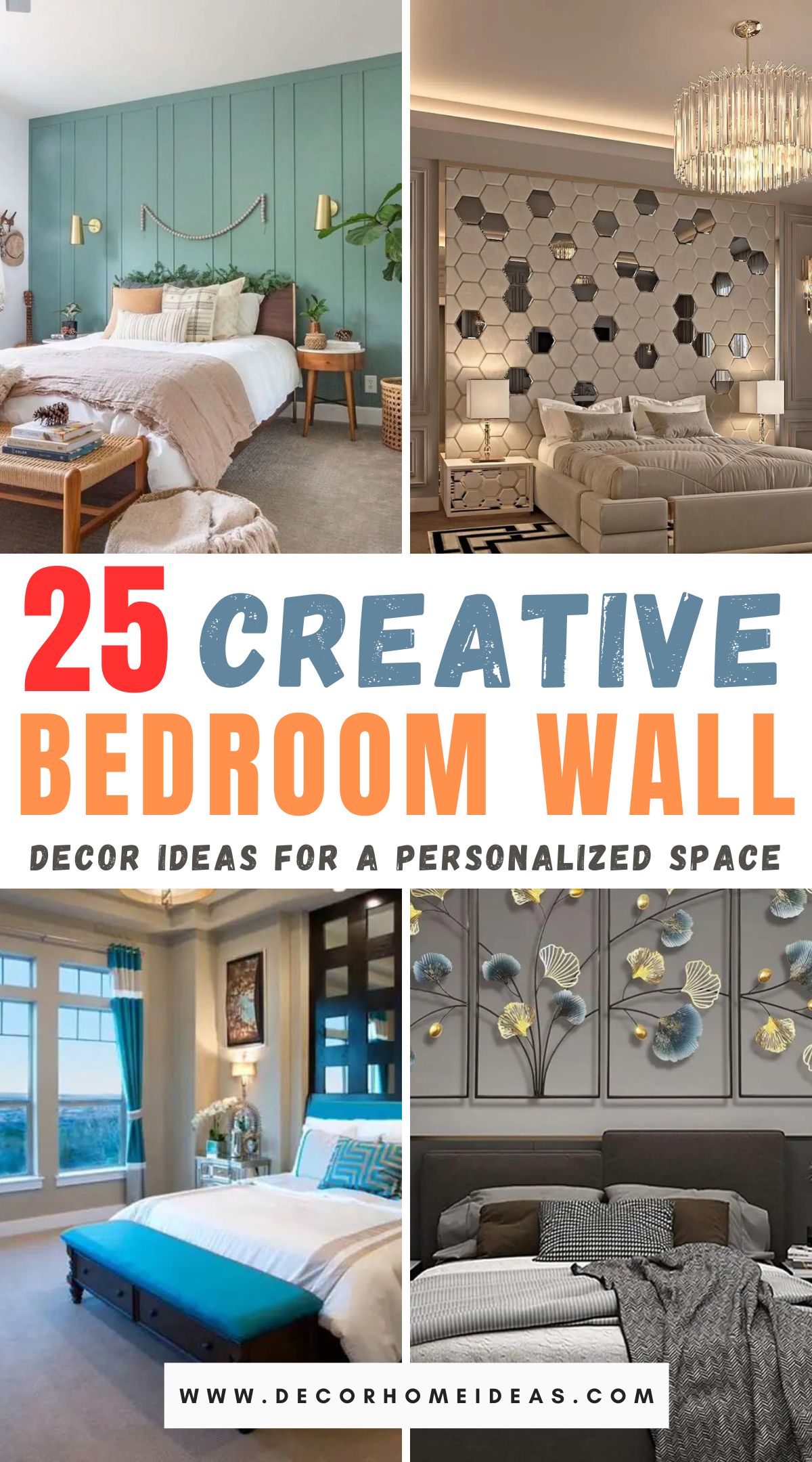 Transform your bedroom with style and elegance using our curated collection of 25 dreamy bedroom wall decor ideas. From captivating artwork to creative design concepts, discover the perfect inspirations to enhance your space and create a haven of dreams.