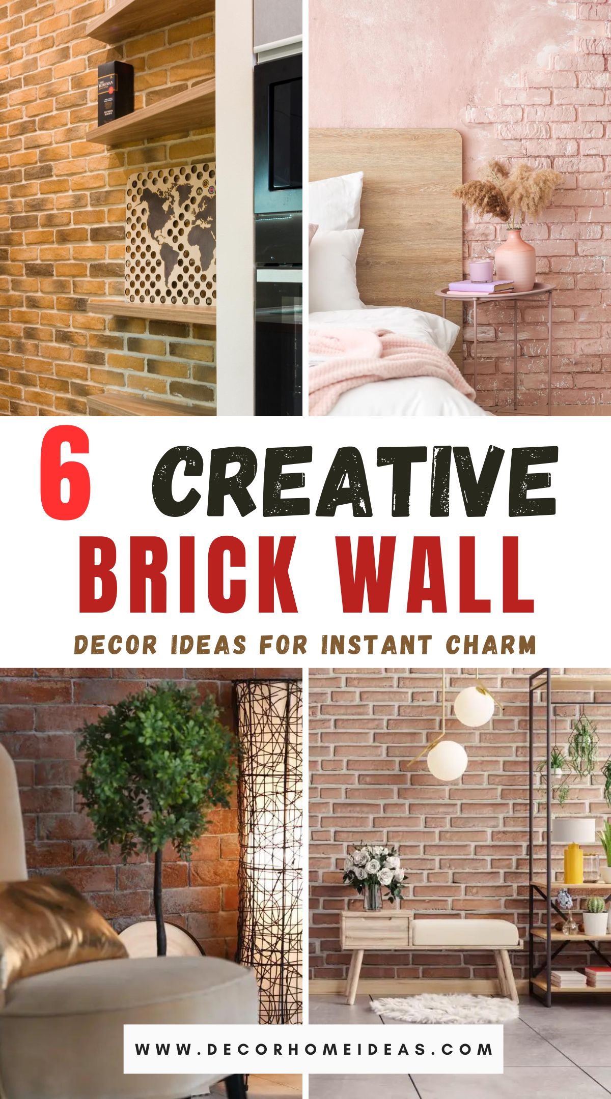 Best Brick Wall Decor Ideas