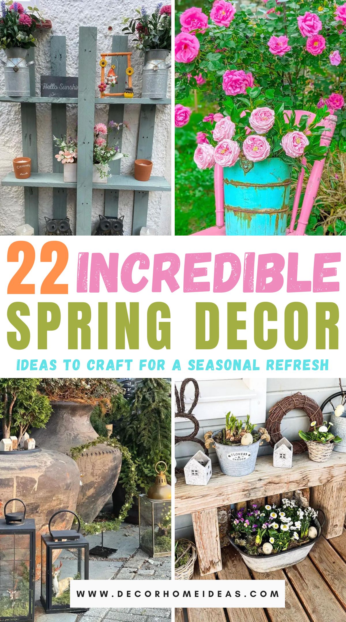 Discover 22 creative and easy DIY garden decoration ideas to enhance your outdoor space this season. From charming handcrafted accents to rustic, upcycled treasures, find inspiration to make your garden the highlight of the upcoming season.
