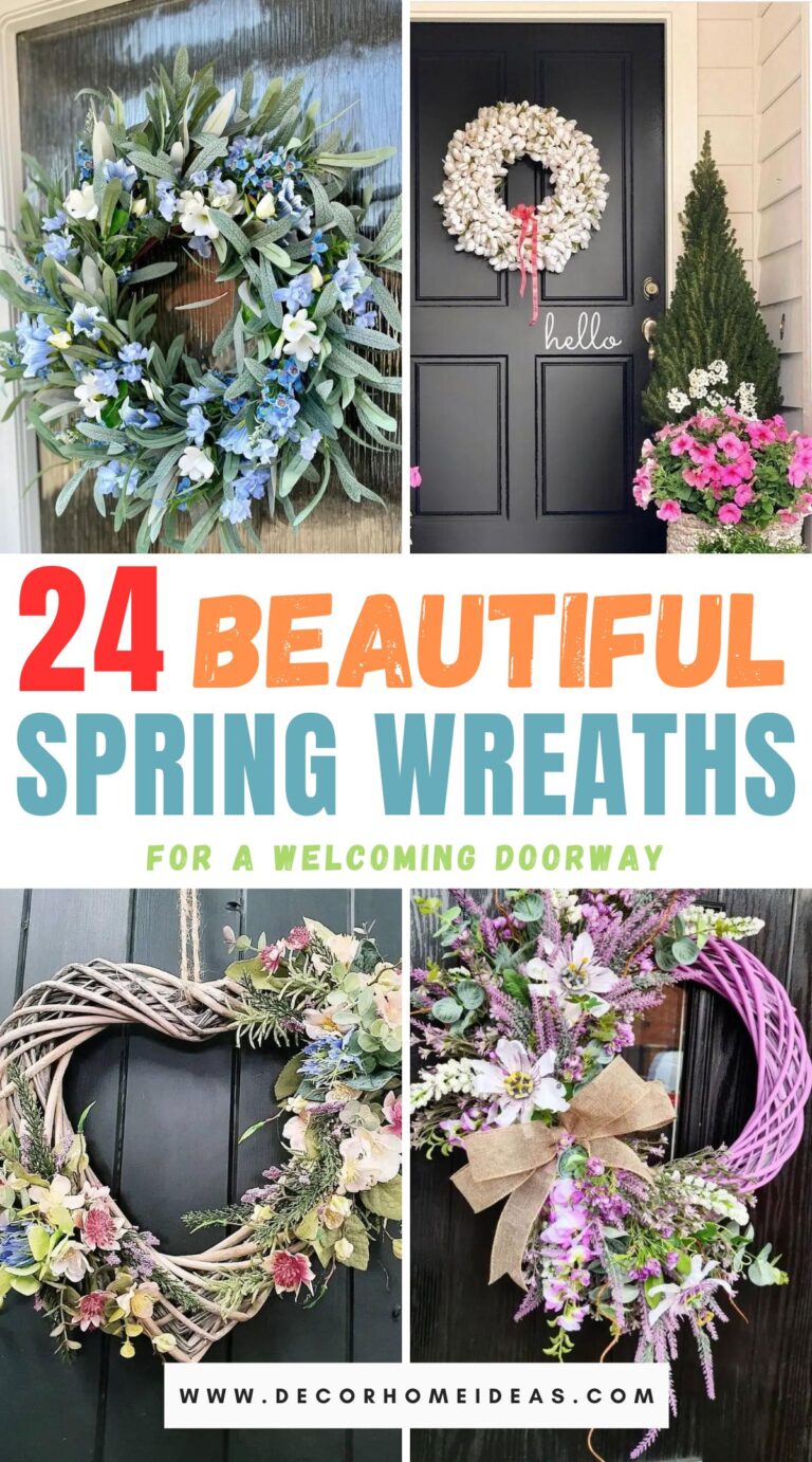 24 Spring Door Wreaths That Will Instantly Brighten Your Home