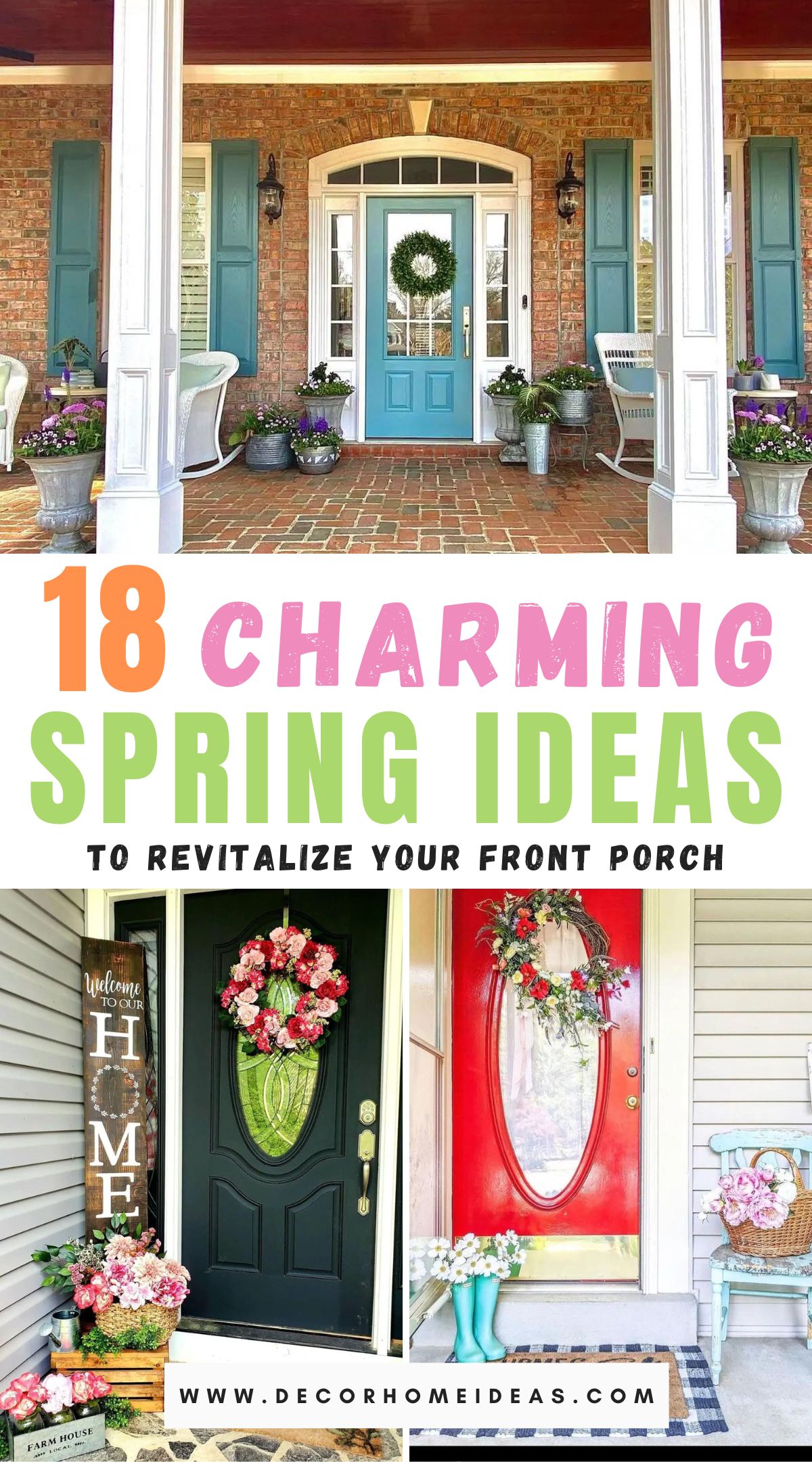Best Spring Front Porch Decor Ideas Designs
