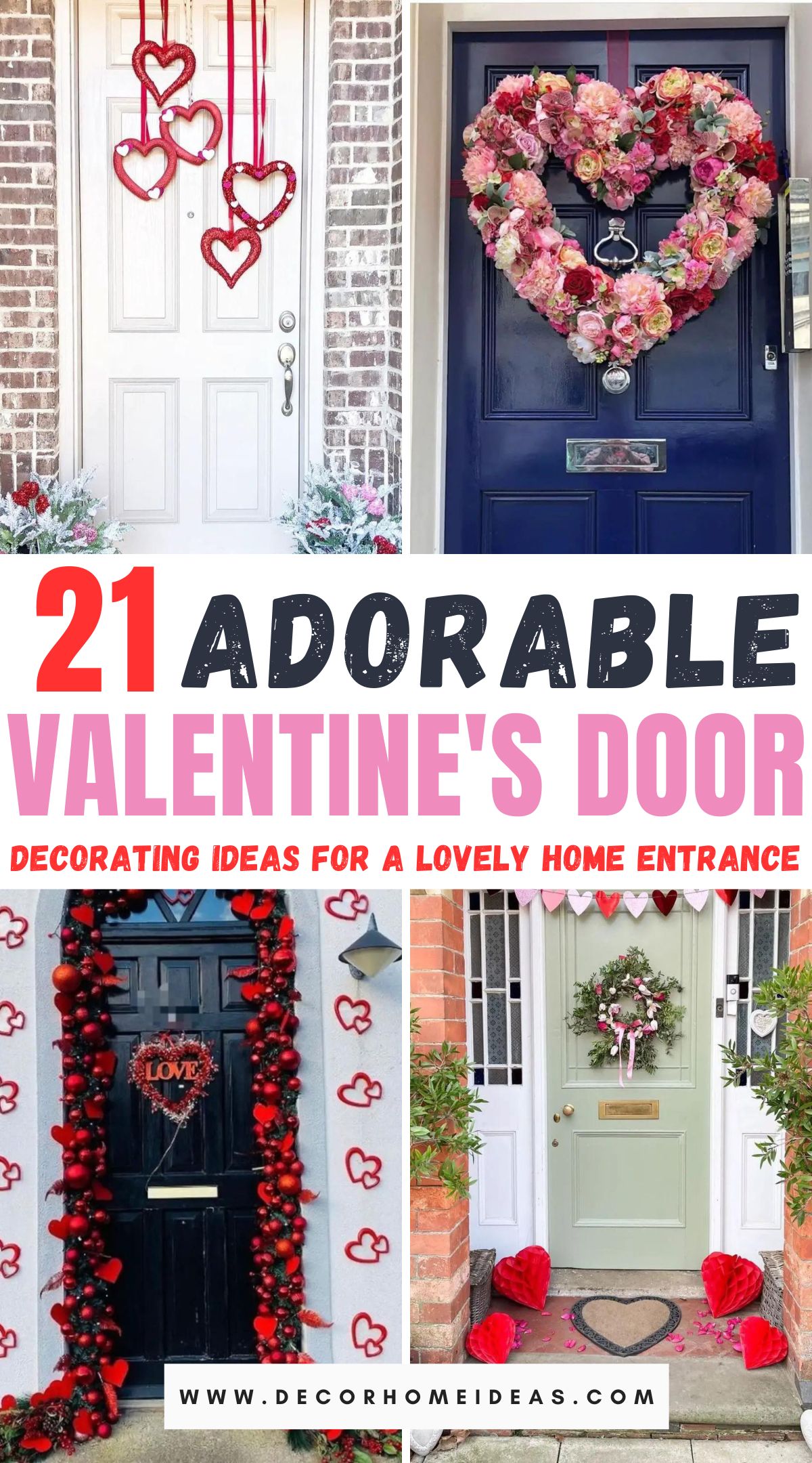 Embrace the spirit of love with these 21 heartwarming Valentine's door decorations. Welcome love home with charming and creative ways to adorn your entrance and share the warmth of the season.