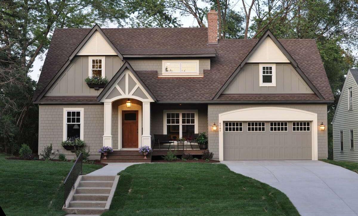 Brown Roof Exterior Paint Color Ideas