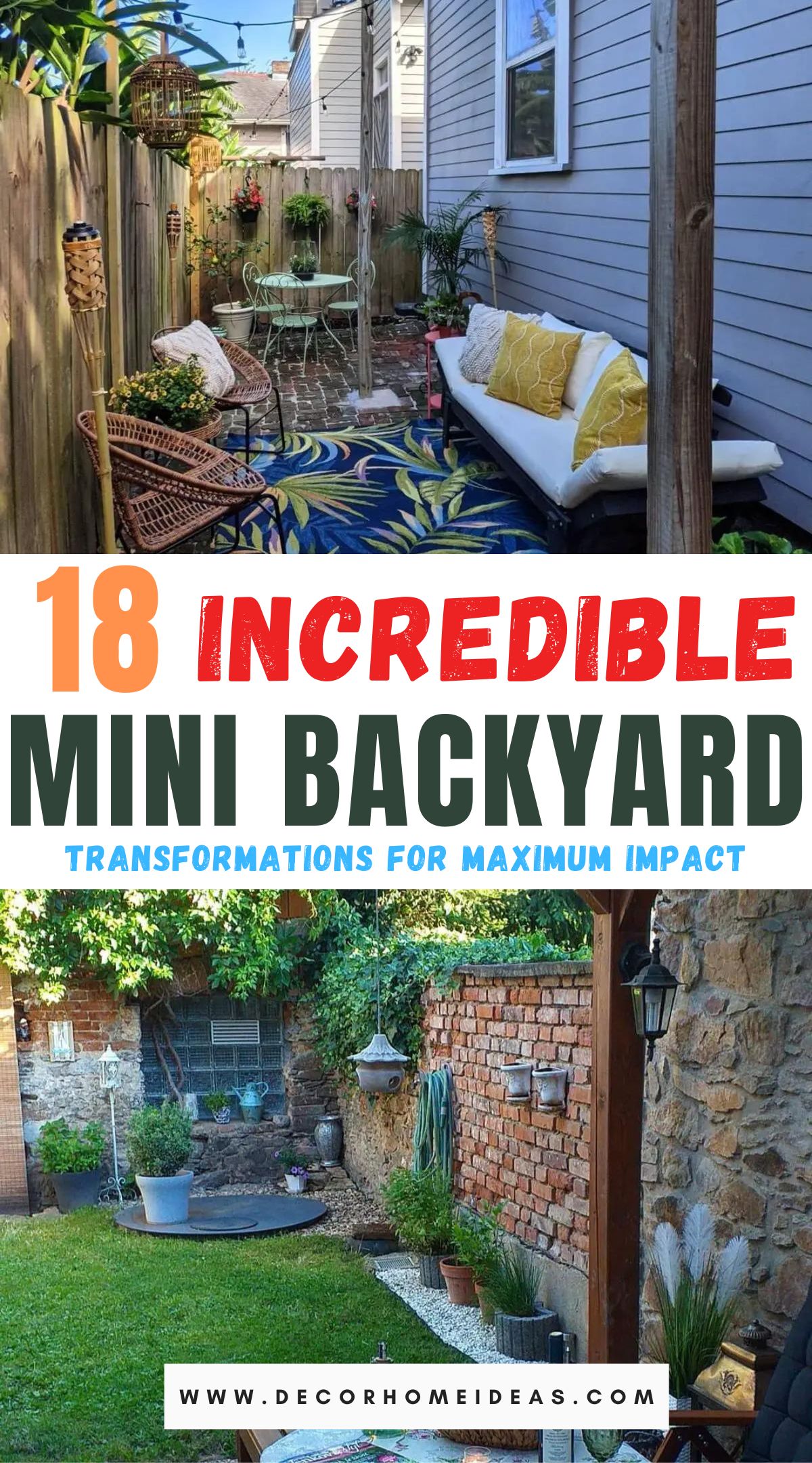 Mini Backyard Ideas and Designs