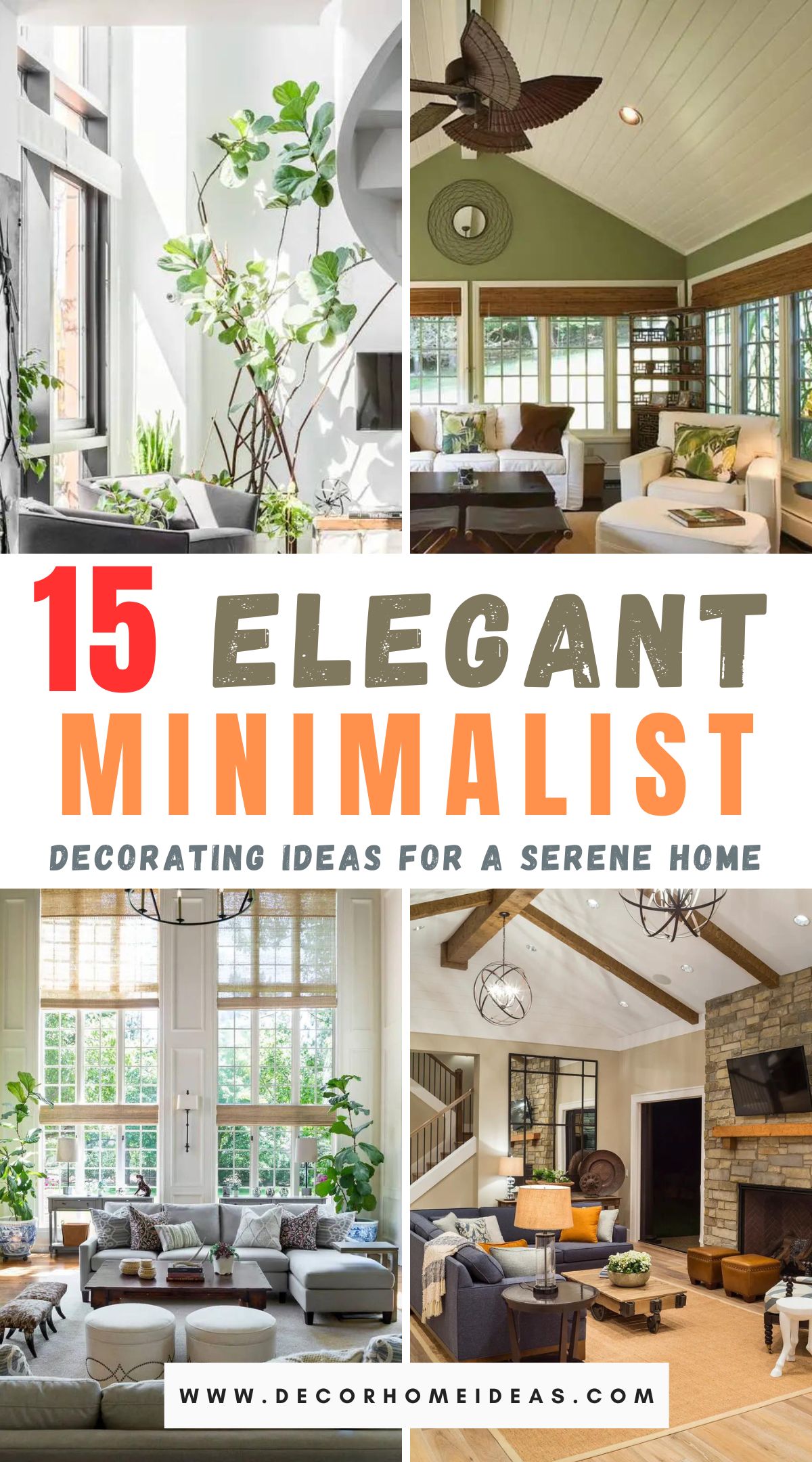 Elevate your living space with tranquility and simplicity using these 15 minimalist decorating ideas. Discover how less can truly be more as you create a calm and clean environment that radiates elegance and peace.