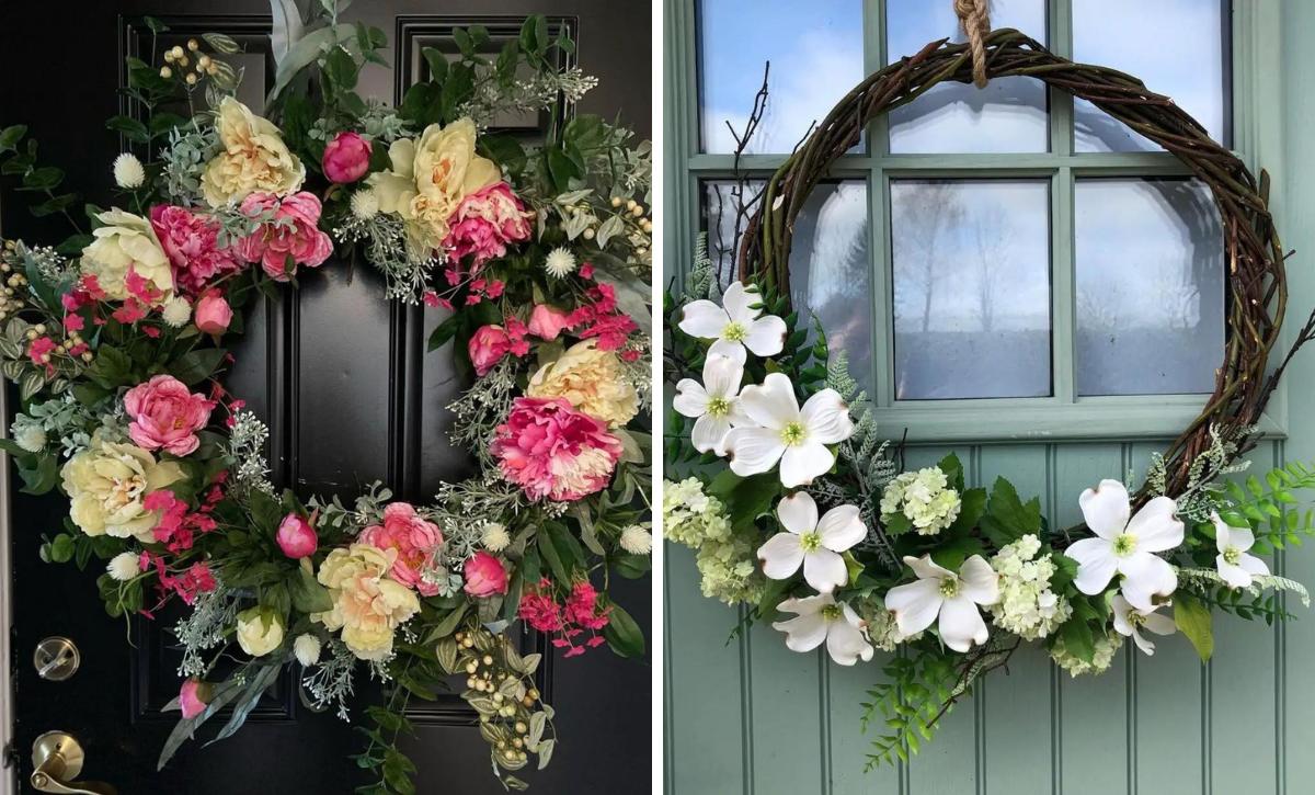 Spring Door Wreaths