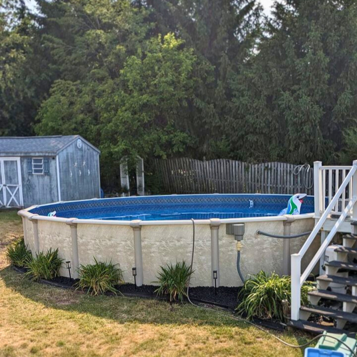 17 backyard above ground pool ideas 13