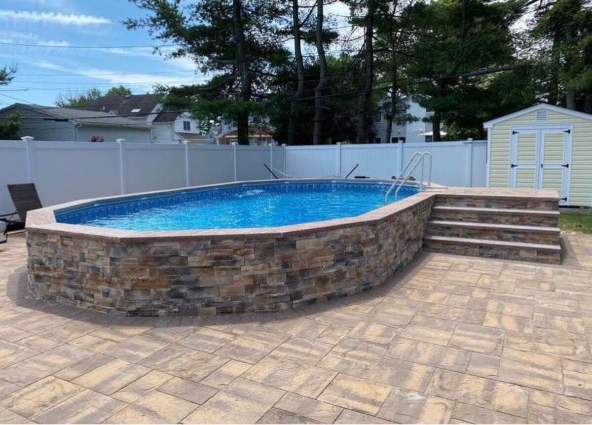 17 backyard above ground pool ideas 7