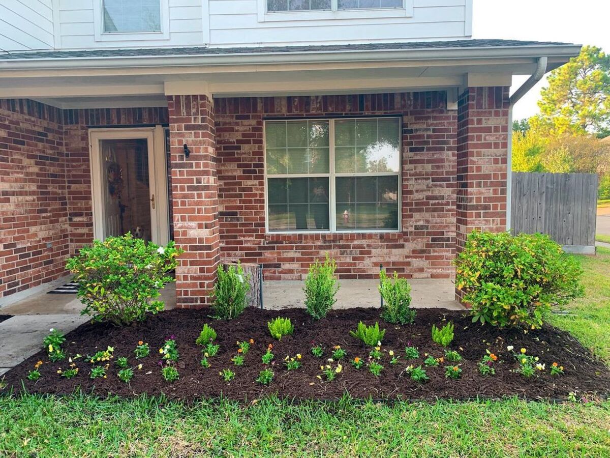 18 diy flower beds in front of house 9