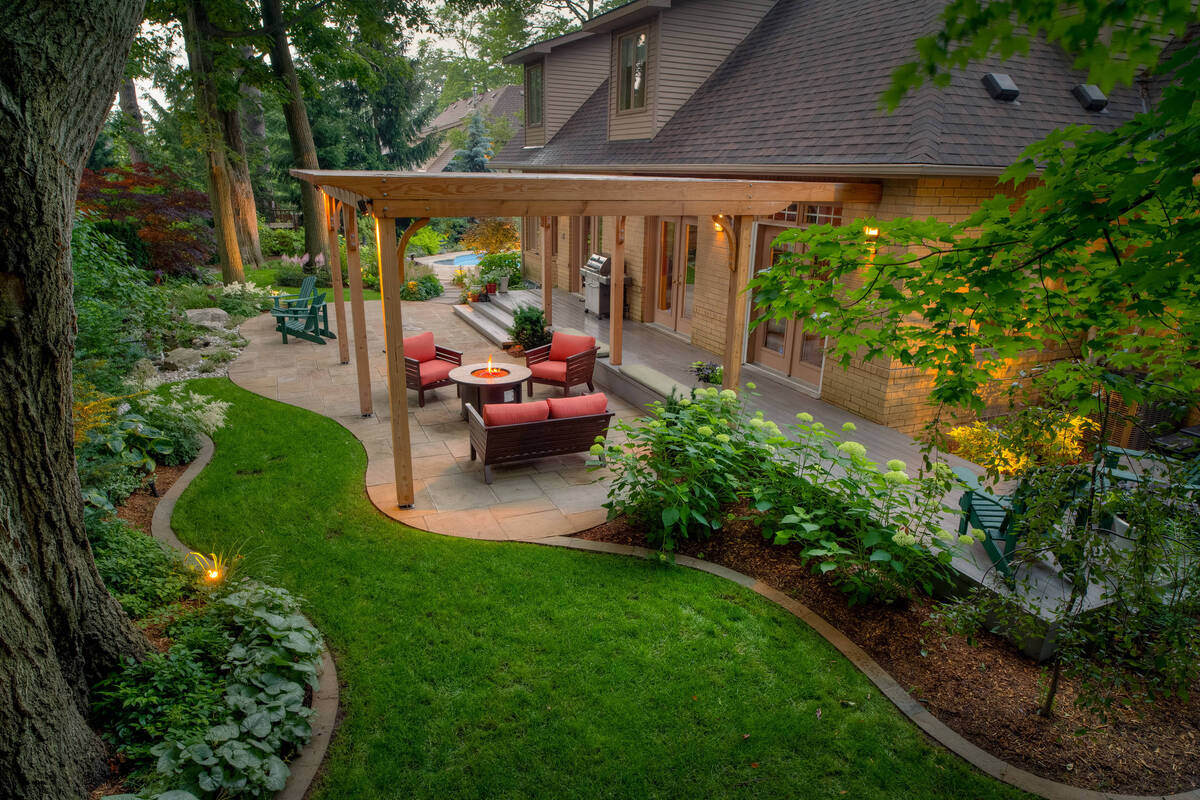 19 backyard cement patio ideas 17