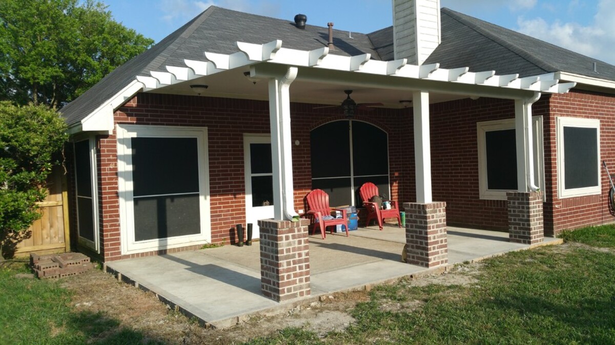 19 backyard cement patio ideas 7