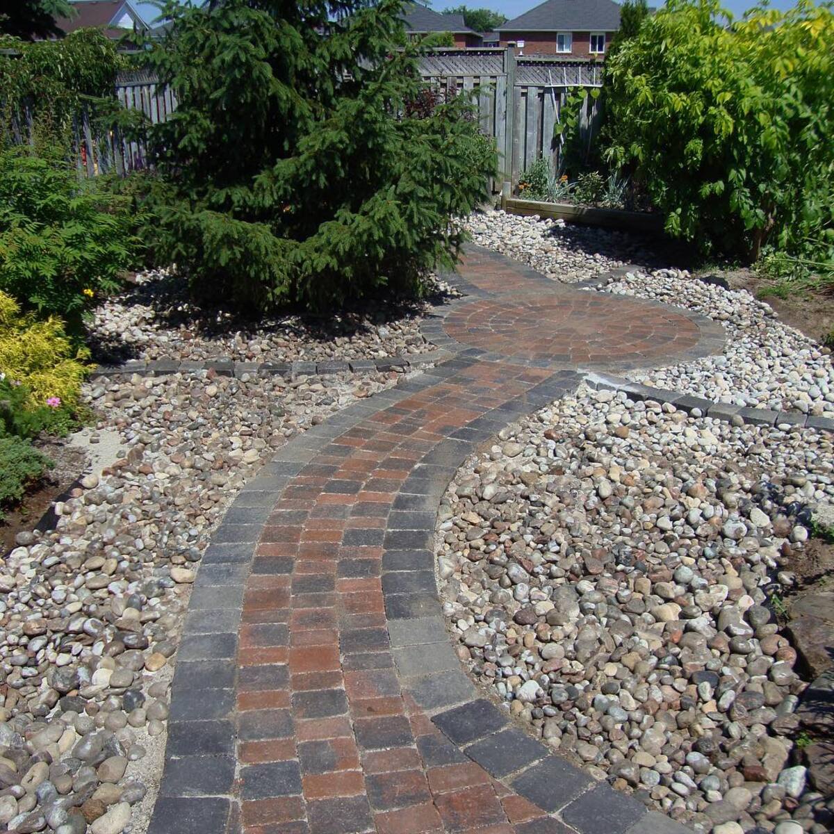 21 river rock landscaping 12