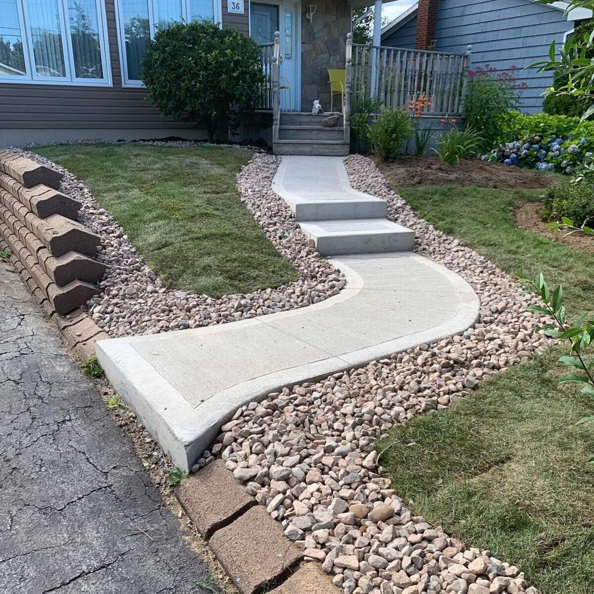 21 river rock landscaping 4