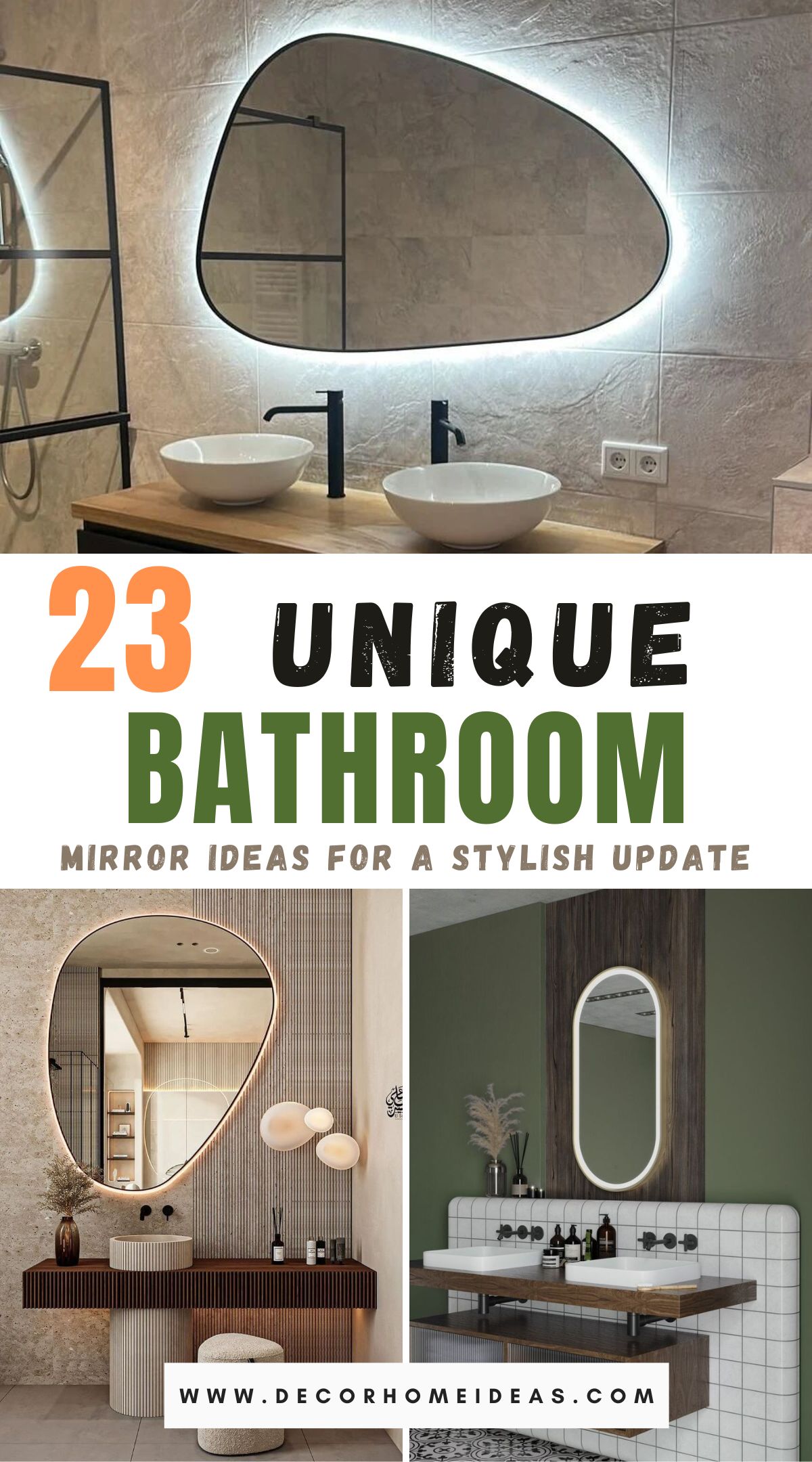 Best Bathroom Mirror Ideas and Designs