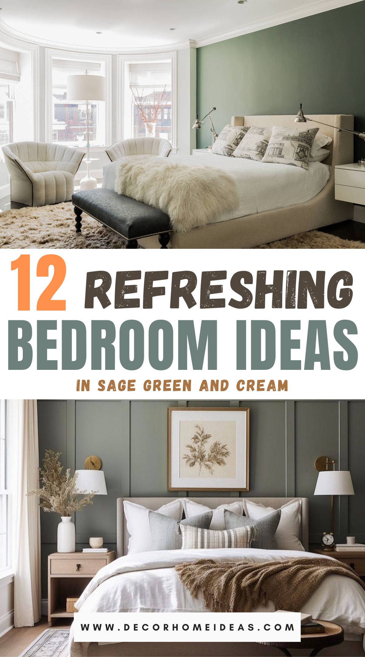 Best Sage Green and Cream Bedroom Ideas