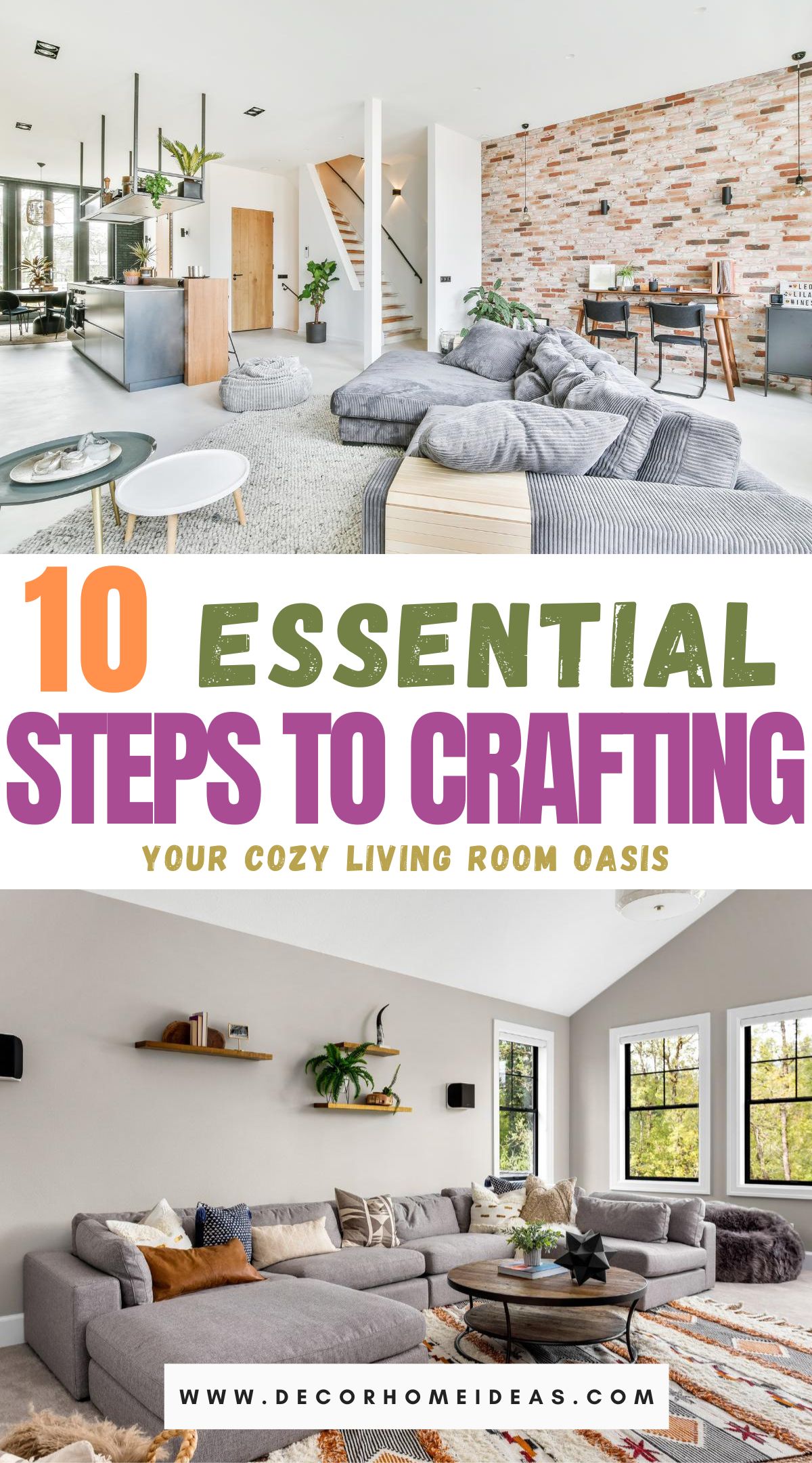 Craft your cozy living room oasis with these 10 essential steps. From selecting the perfect furniture to adding soft textiles and warm lighting, explore expert tips to create a welcoming and comfortable space for relaxation and enjoyment.