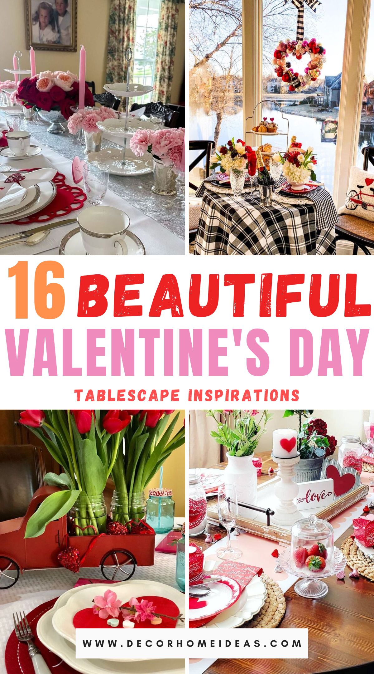 Ignite the romance this Valentine's Day with our selection of 16 captivating tablescape ideas. Explore creative and romantic inspirations to set the perfect ambiance for a memorable and intimate dining experience.