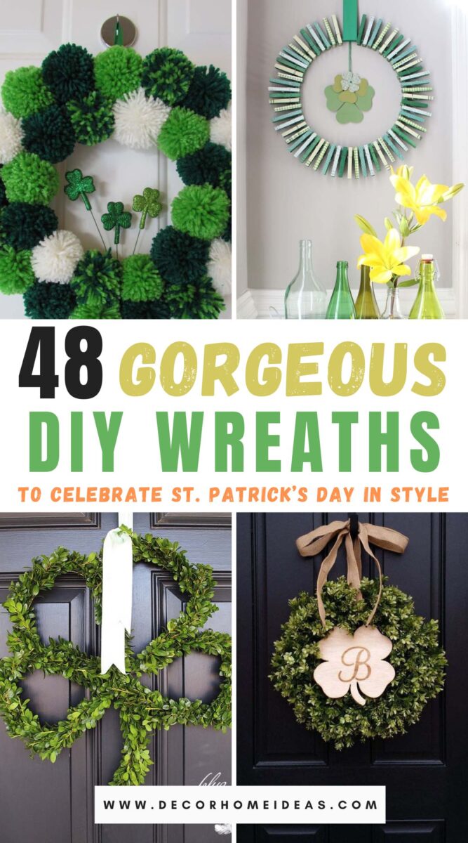 50 Best DIY St. Patrick's Day Wreaths