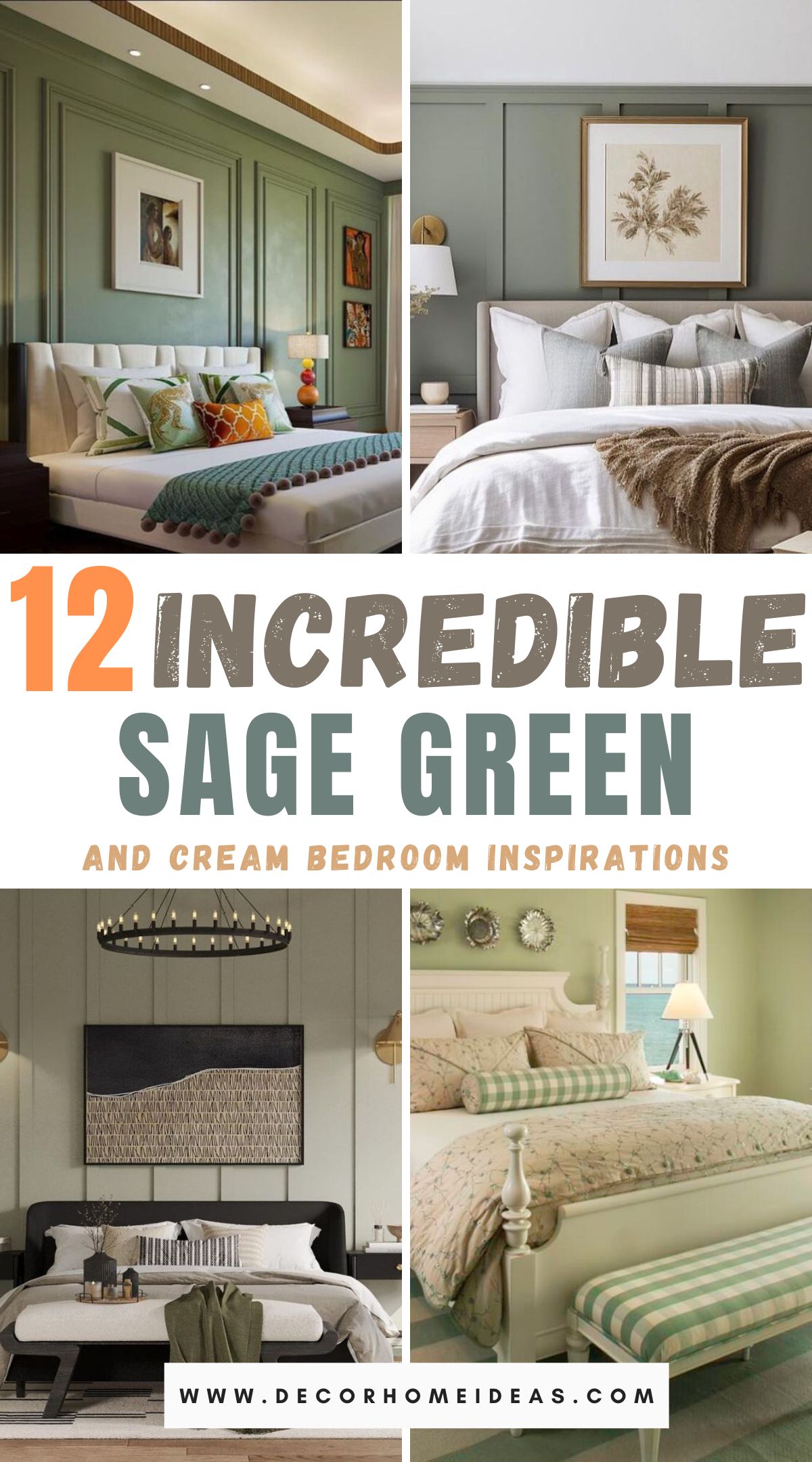 Transform your bedroom into a serene sanctuary with these 12 enchanting sage green and cream inspirations. Explore calming color schemes, cozy textiles, and elegant decor ideas to create a peaceful retreat for rest and relaxation.