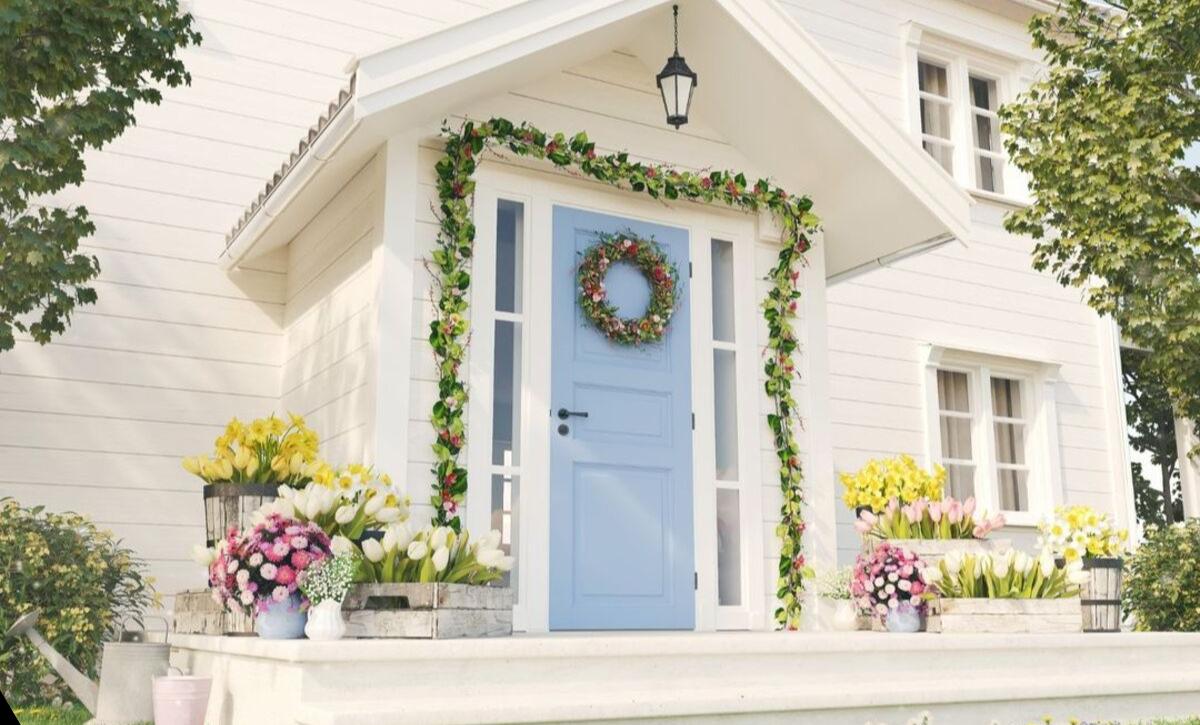 Spring Door Decorations