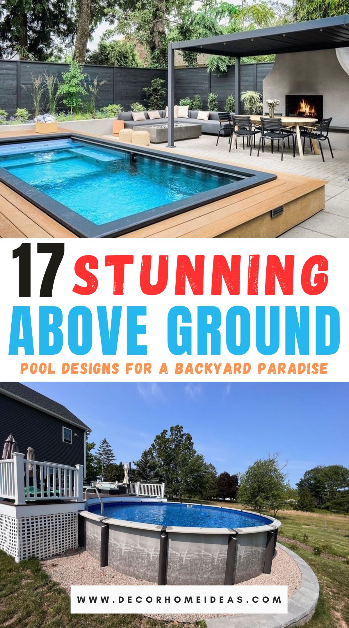 Best Backyard Above Ground Pool Ideas and Designs
