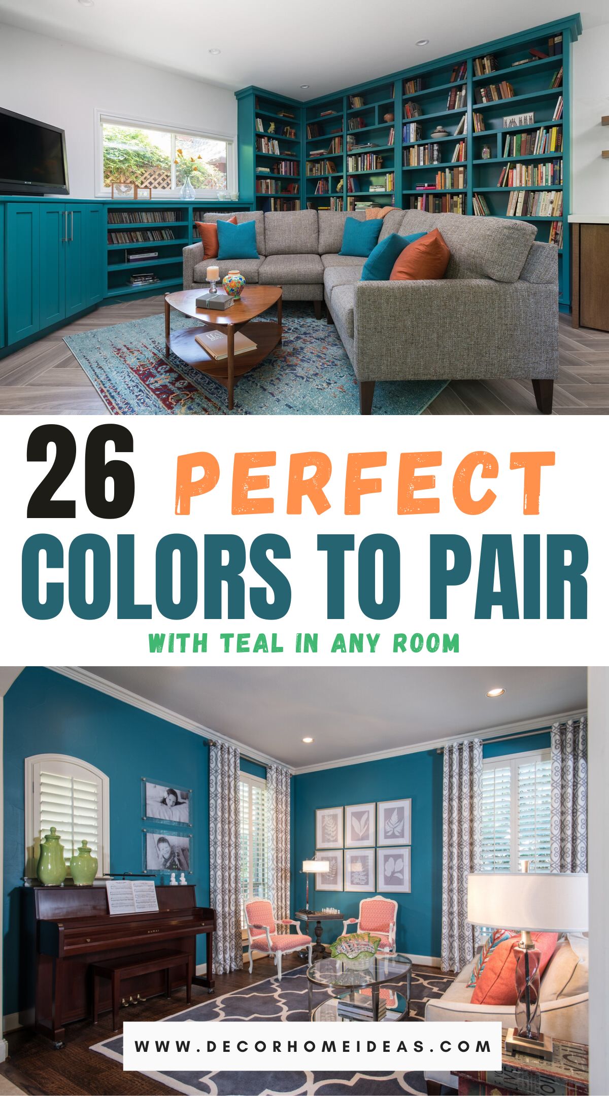 Best Colors That Go With Teal designs