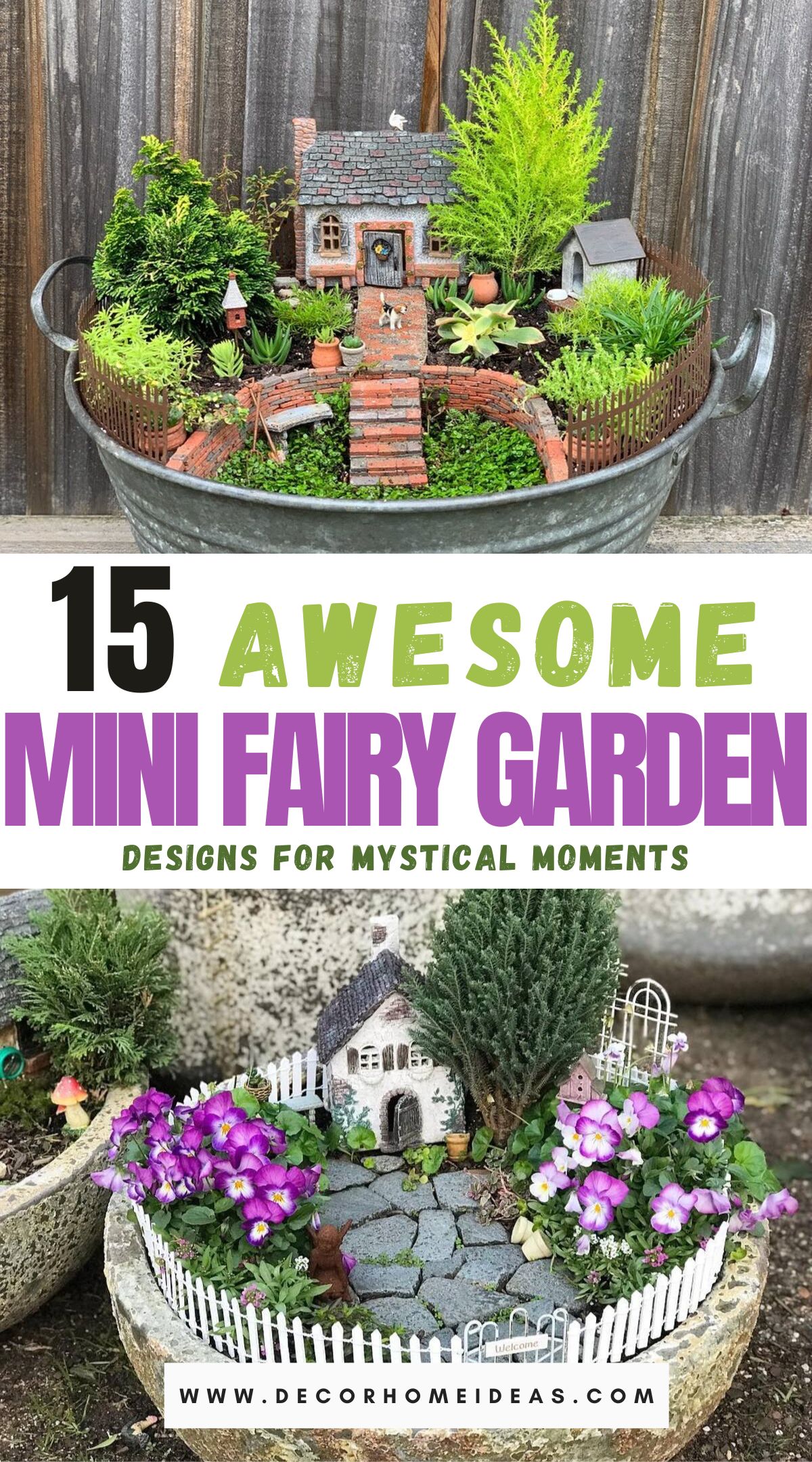 Best Mini Fairy Garden Ideas and Designs