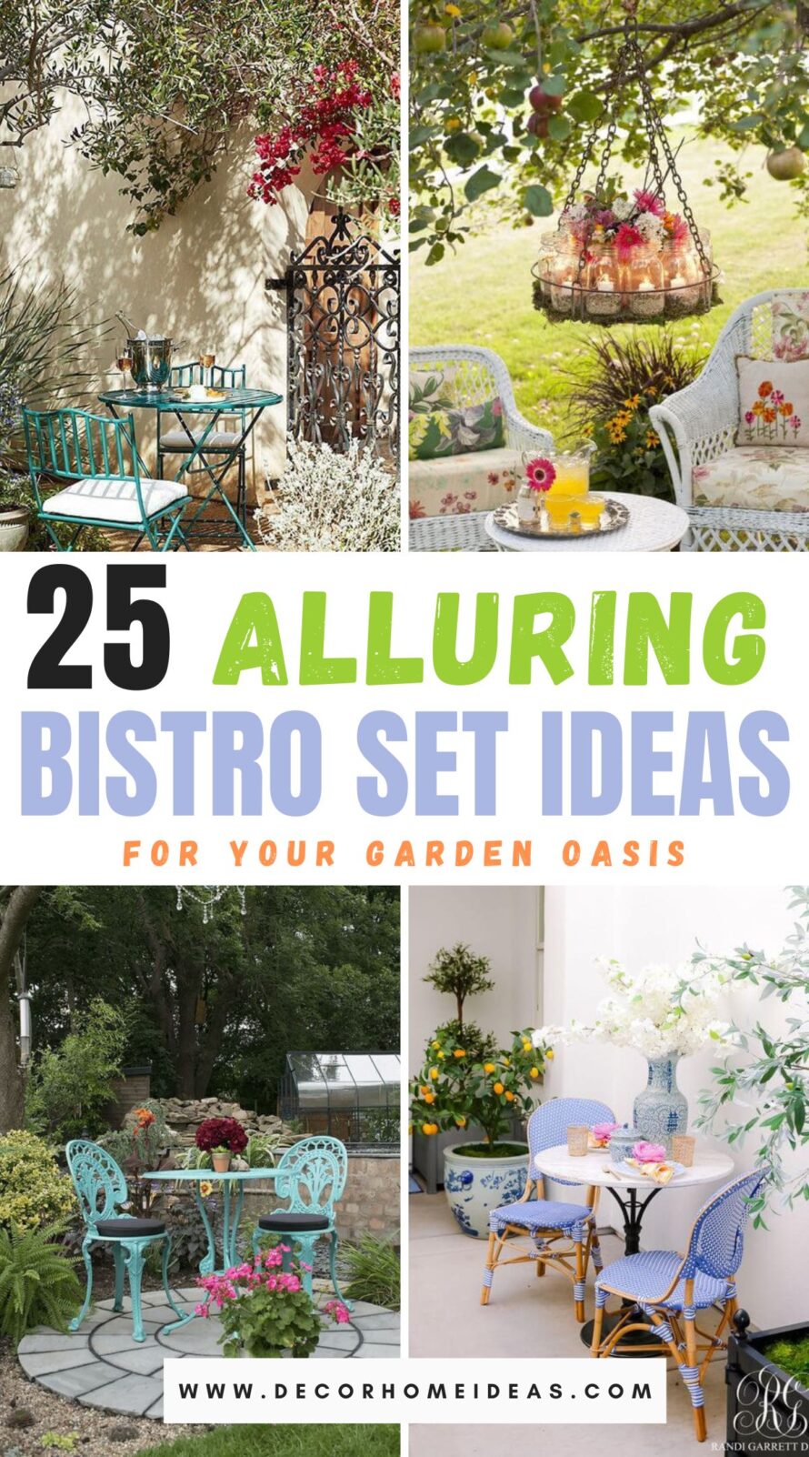Transform your garden into a relaxing haven with these 25 alluring bistro set garden landscaping ideas. Create the perfect outdoor escape with these inspiring designs.