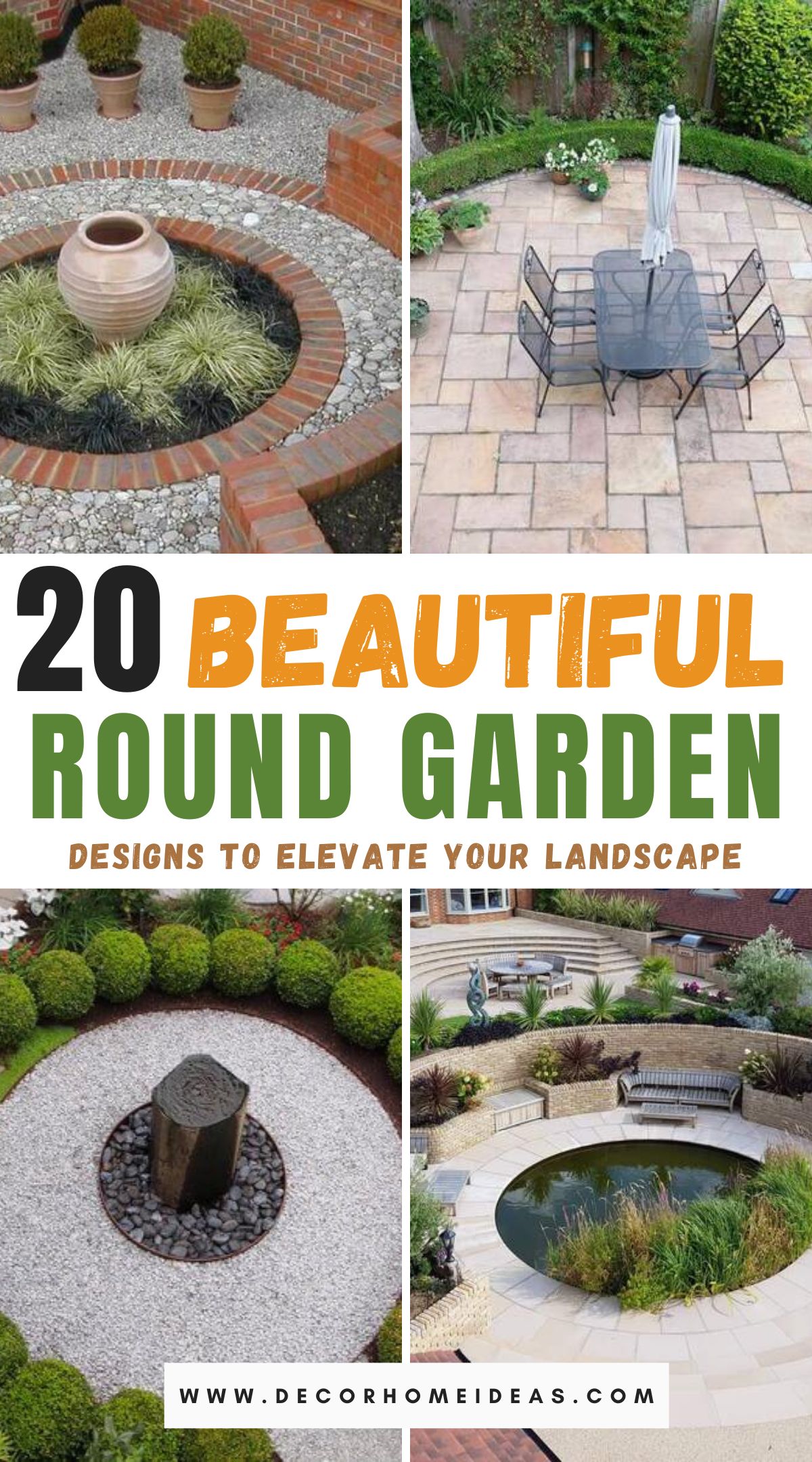 Get inspired with 20 creative ideas to transform your garden into a round oasis. From adding a pond to creating a unique seating area, find the perfect design for your outdoor space.