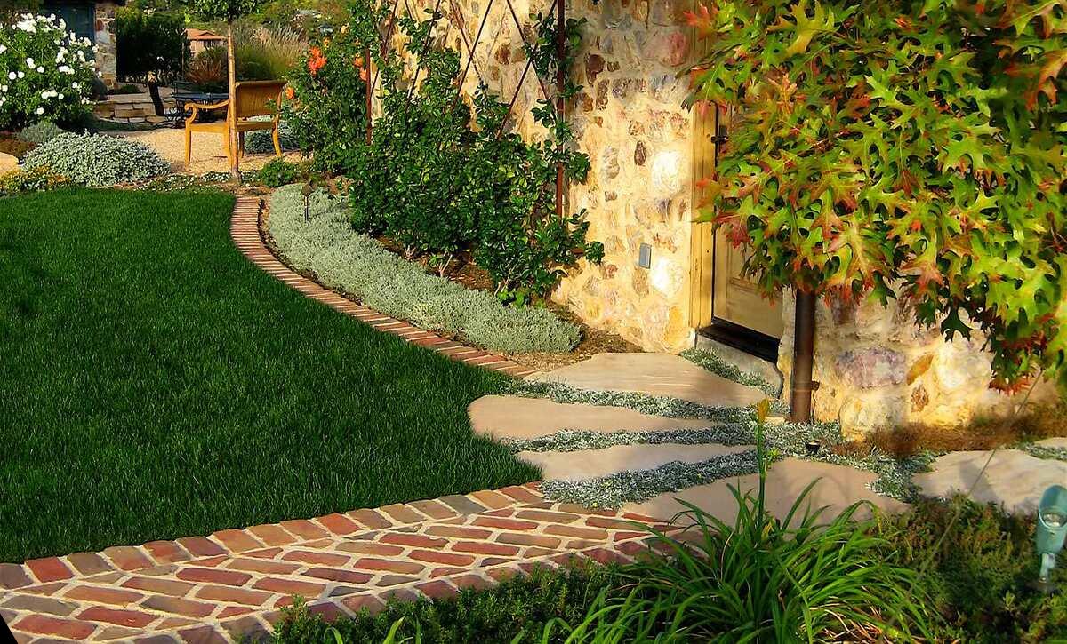 brick garden edging