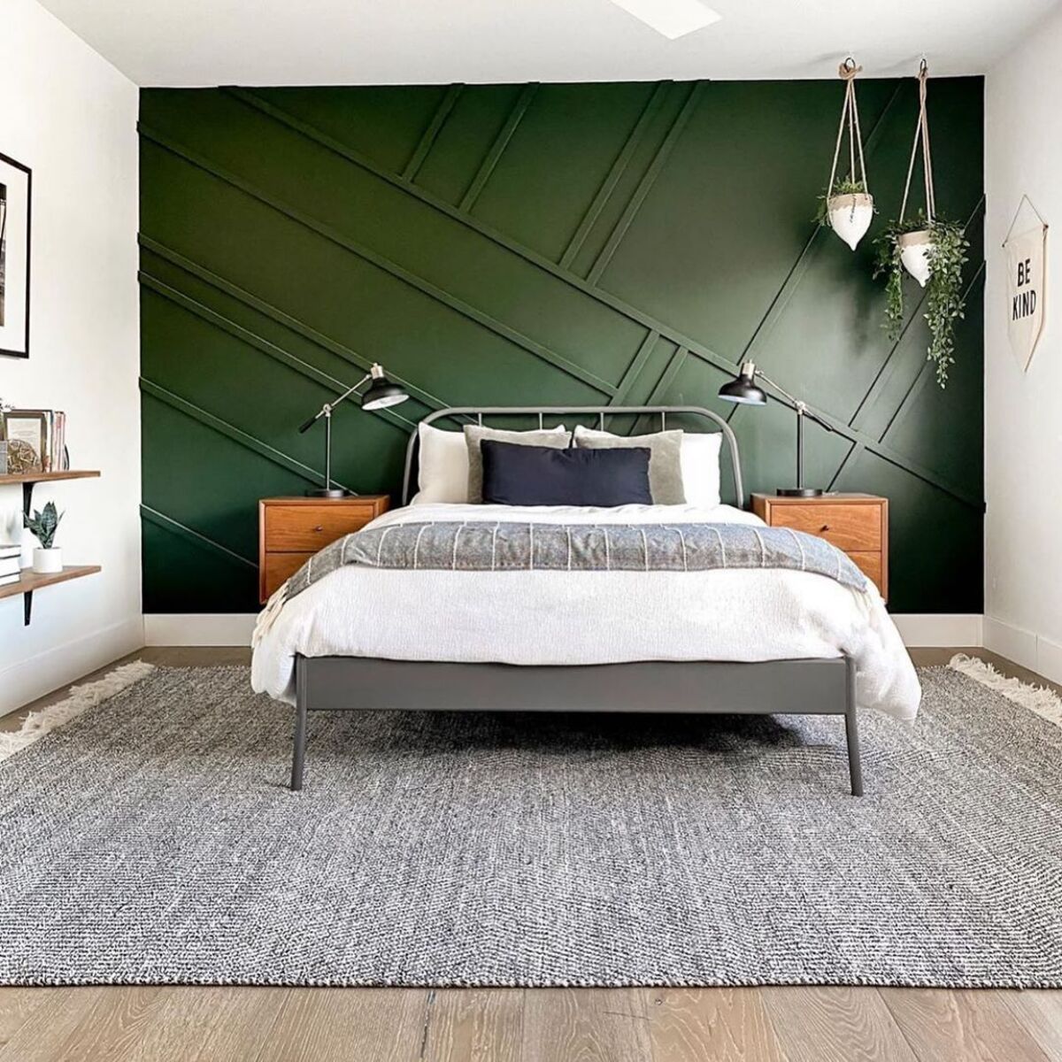 dark green accent wall 12