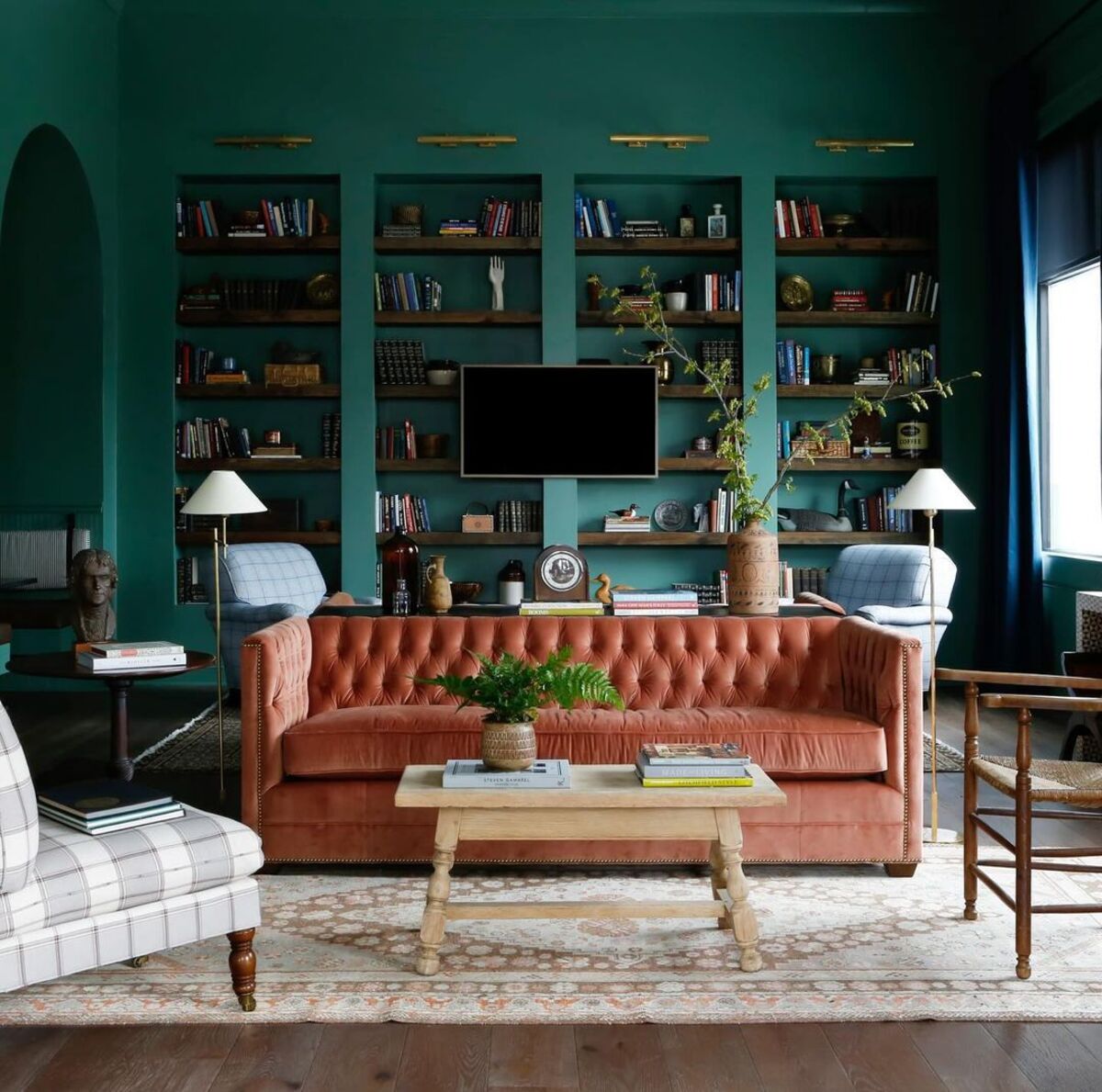 dark green accent wall 4