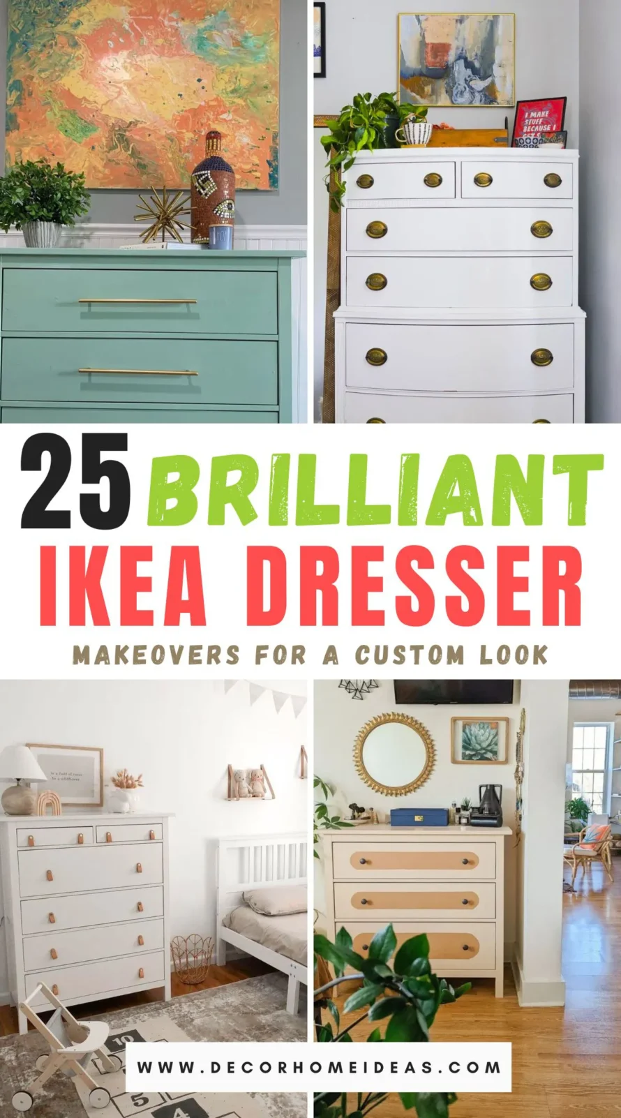 Discover 25 ingenious IKEA dresser hacks that anyone can master, transforming ordinary furniture into extraordinary pieces of functional art. From simple paint jobs to creative hardware swaps, unleash your creativity and elevate your home decor effortlessly.
