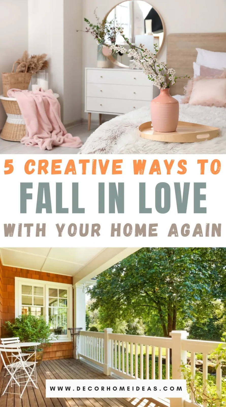 Rediscover the charm of your home with these 5 creative ways to fall in love with it all over again. From rearranging furniture to adding vibrant accents, these simple tips will rejuvenate your space and reignite your love for your home.