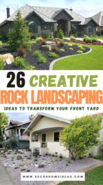 26 Stunning Rock Landscaping Ideas To Revamp Your Front Yard
