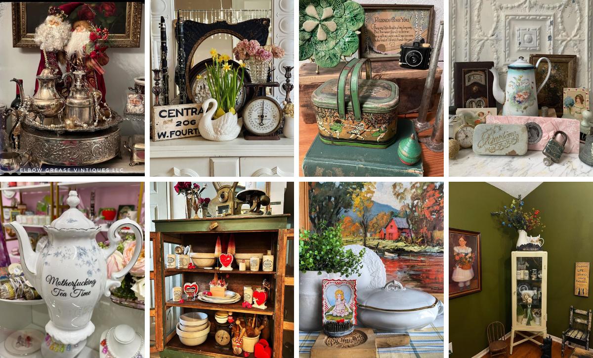 maximalist vintage decorations