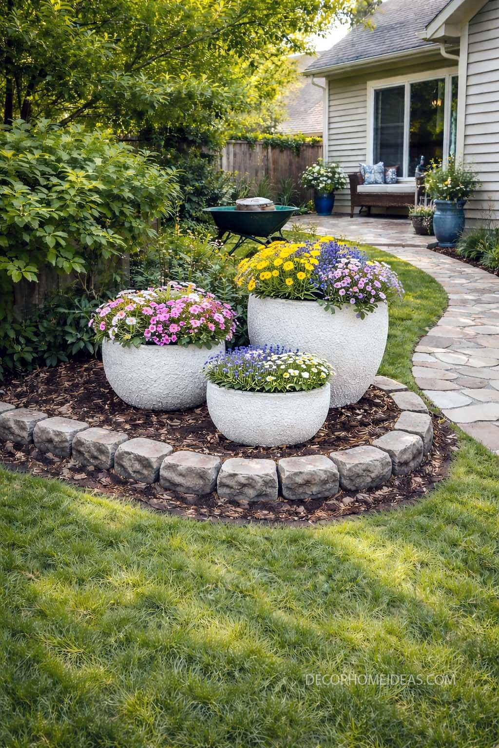 Backyard Flower Pot Island