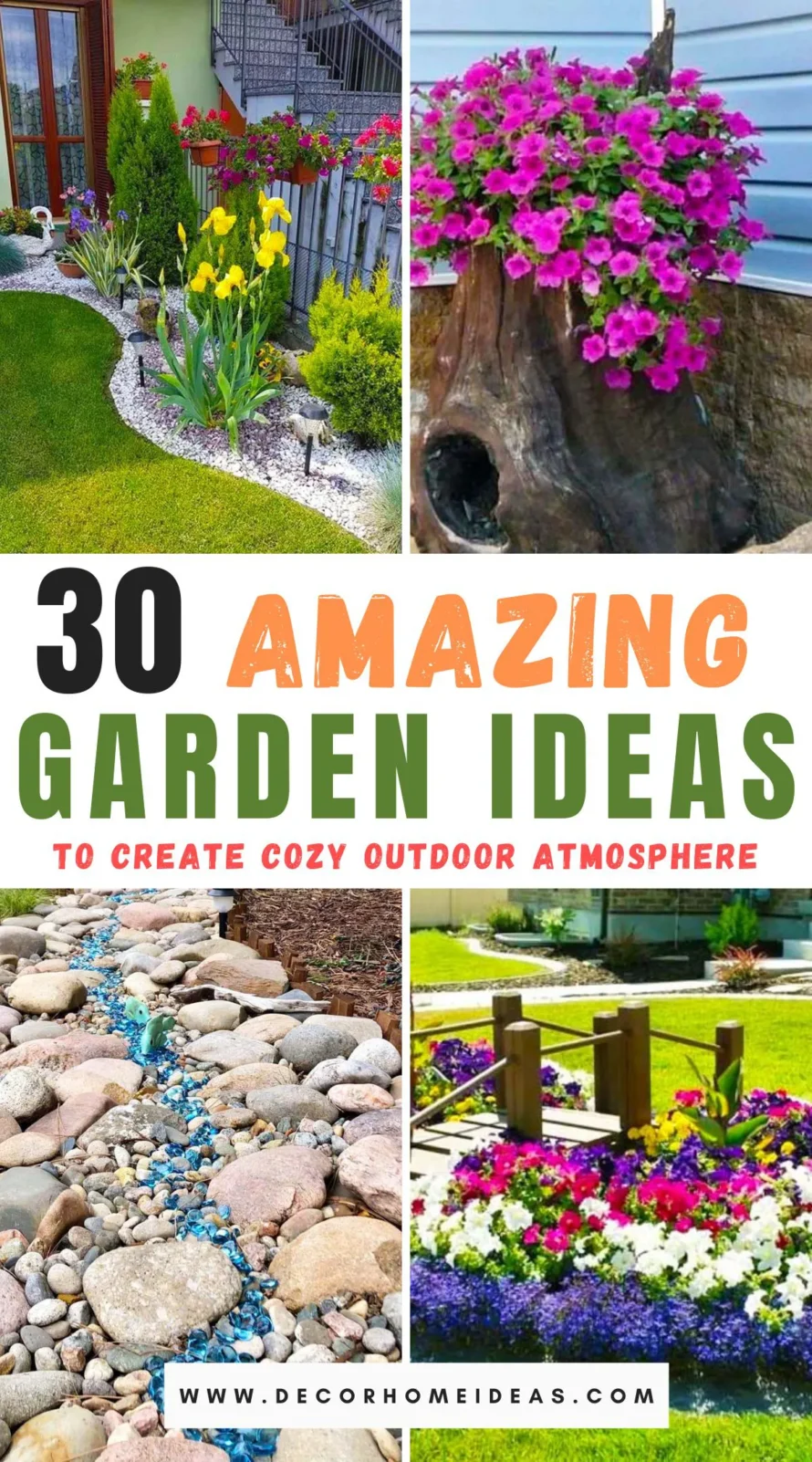 Explore 30 amazing garden designs that blend comfort and style to create a cozy outdoor atmosphere. Whether you're looking to entertain or unwind, these ideas will help you craft a welcoming backyard oasis perfect for any occasion.