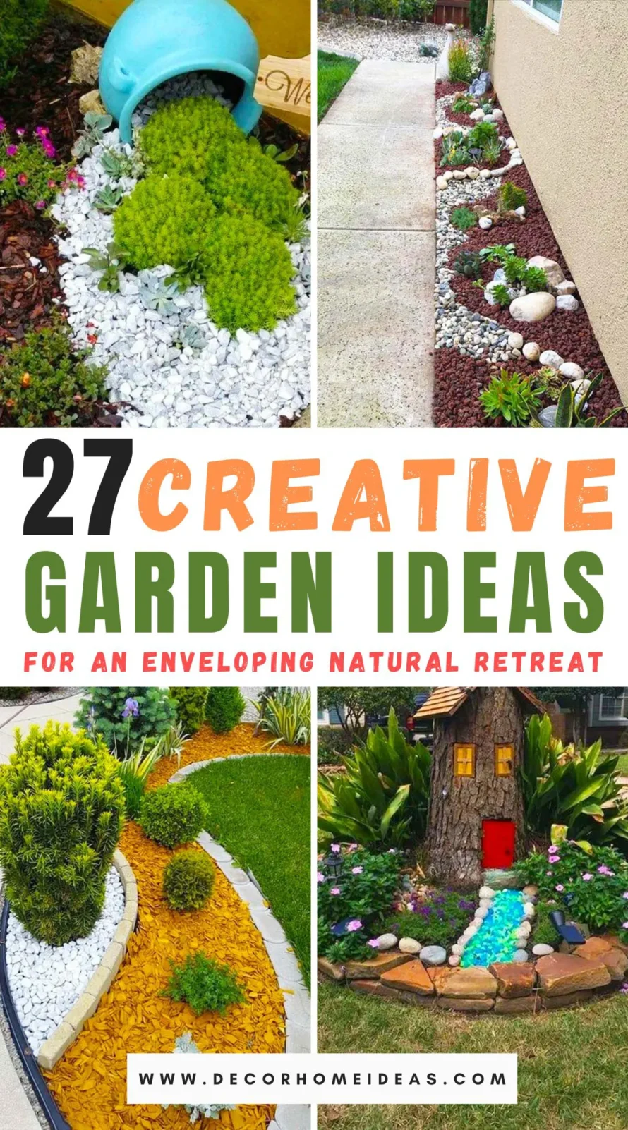Discover 27 majestic garden designs that promise to envelop you in nature's embrace. Each curated design showcases unique landscaping ideas, ranging from lush greenery to tranquil water features, perfect for creating your own natural retreat. Intrigued? 