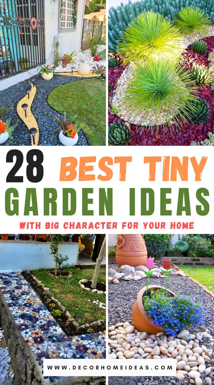 Explore 28 small garden designs that pack a big punch in character and charm. Perfect for any home, these tiny gardens showcase creative use of space and unique elements that make each one a standout. Get inspired to bring big personality to your small outdoor area!