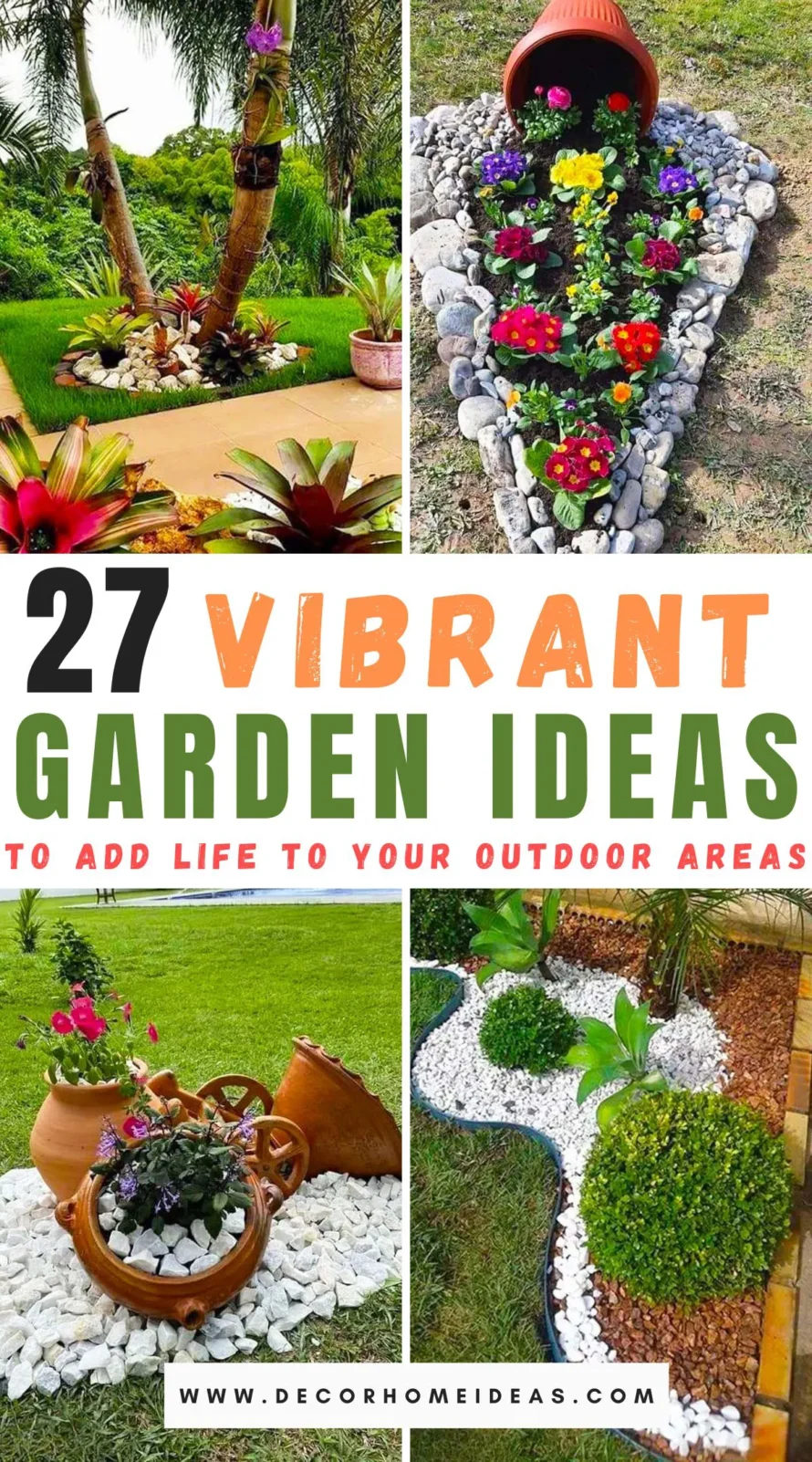Explore 27 vibrant garden designs that promise to breathe new life into your outdoor spaces. Whether you're looking to create a cozy nook or a sprawling floral paradise, these ideas will inspire you to transform any area into a lively and inviting retreat. Dive in and start planning your garden makeover today!