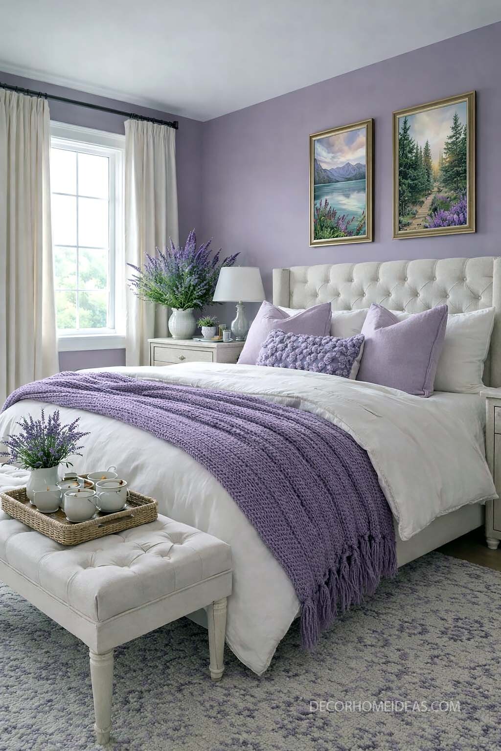 Cozy Lavender Bedroom Makeover Ideas for a Calm and Stylish Retreat