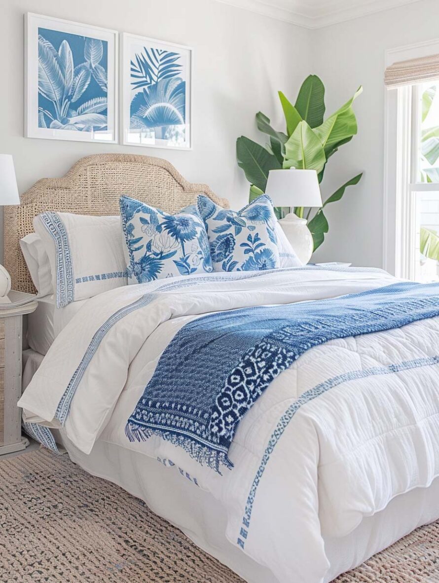 34 Gorgeous Master Beach Bedroom Ideas for a Serene Seaside Haven