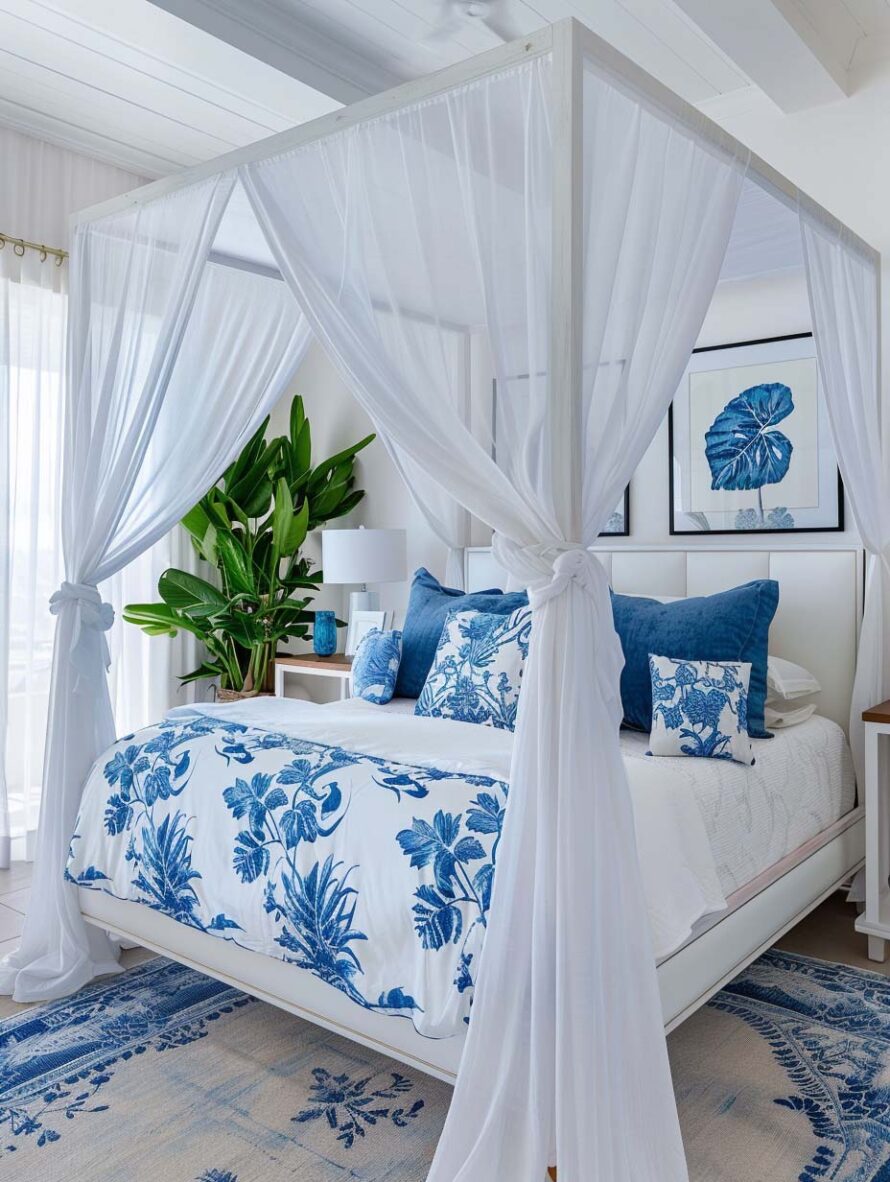 34 Gorgeous Master Beach Bedroom Ideas for a Serene Seaside Haven